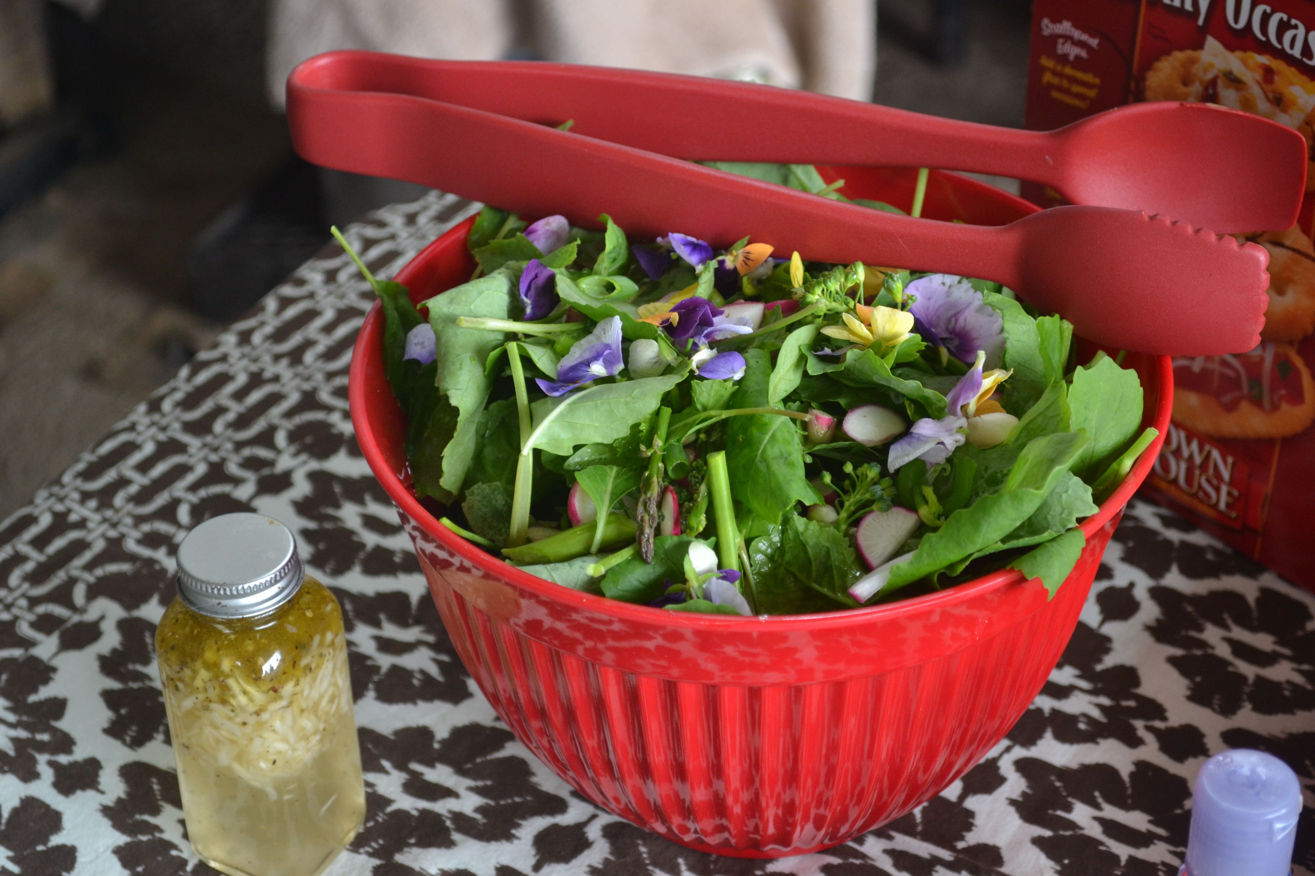 Kari's Organic Violet Salad This salad is very quick, easy and ...