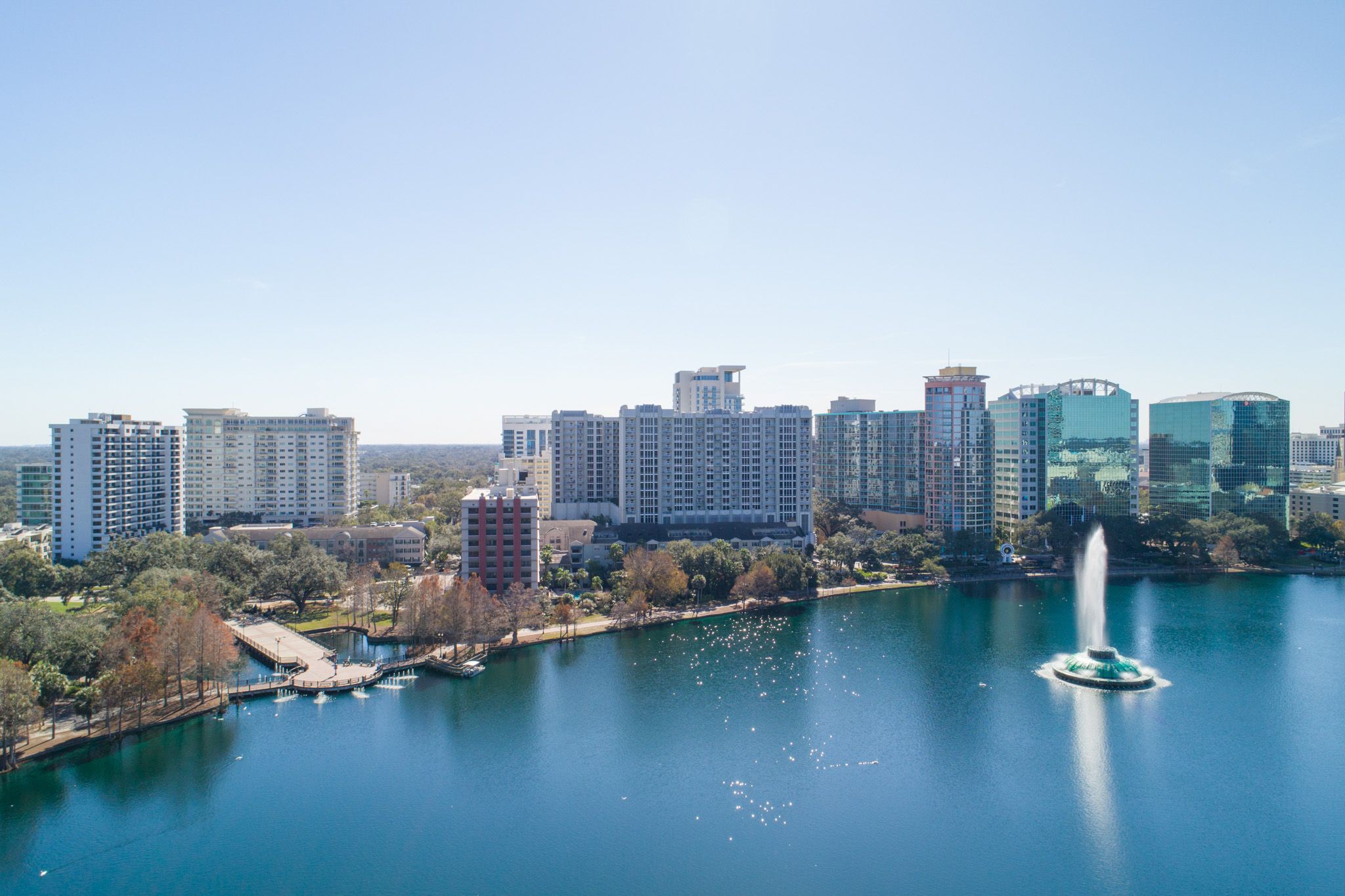 Beautiful Lake Eola Heights in the heart of downtown Orlando ...