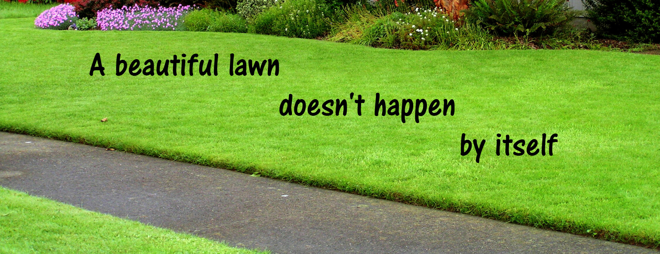 A beautiful lawn doesn't happen by itself 3 – 4Season's Landscaping