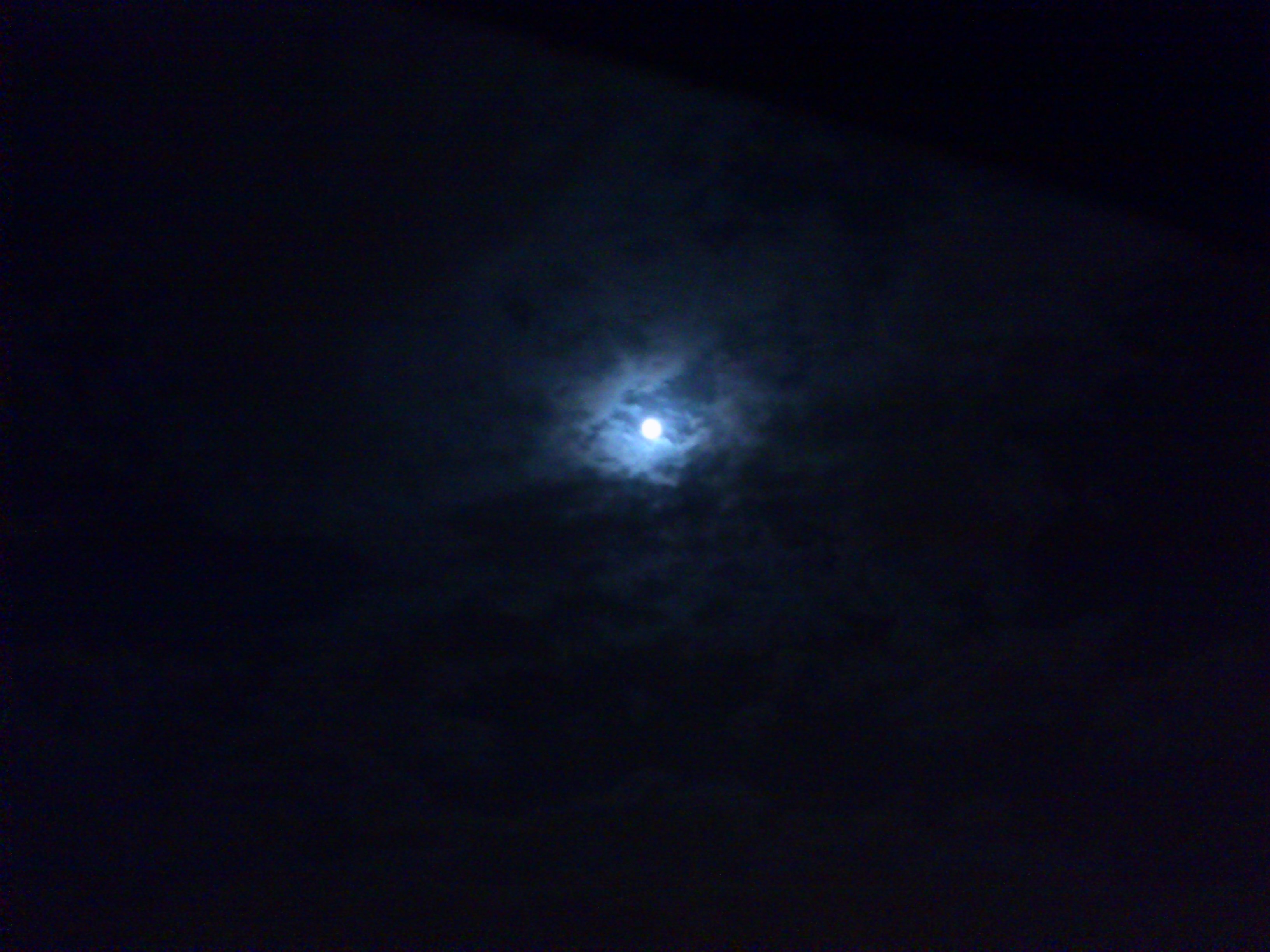 Beautiful moonlight, Beautiful, Clouds, Moon, Moonlight, HQ Photo