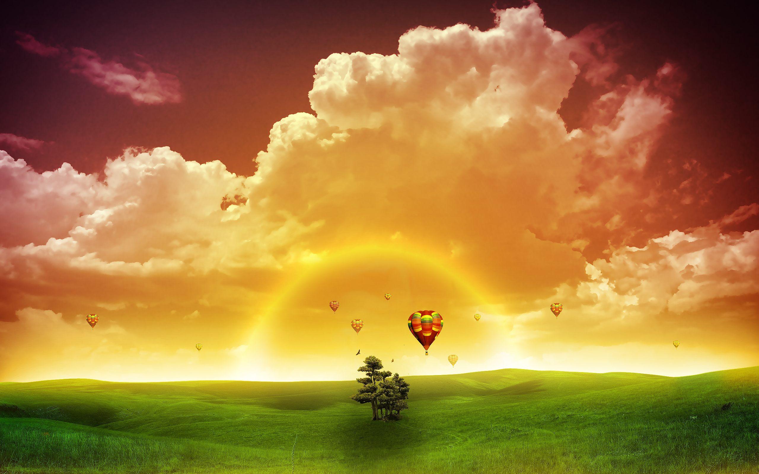 Beautiful Morning Sun Landscape Wallpaper - Download Hd Beautiful ...