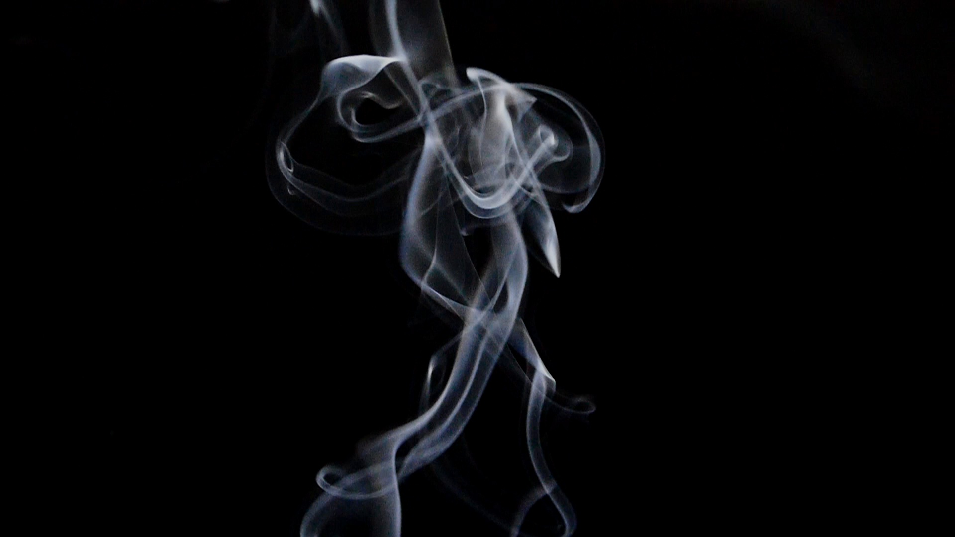 Beautiful gray smoke on a black background. Cigarette smoke. Smoke ...