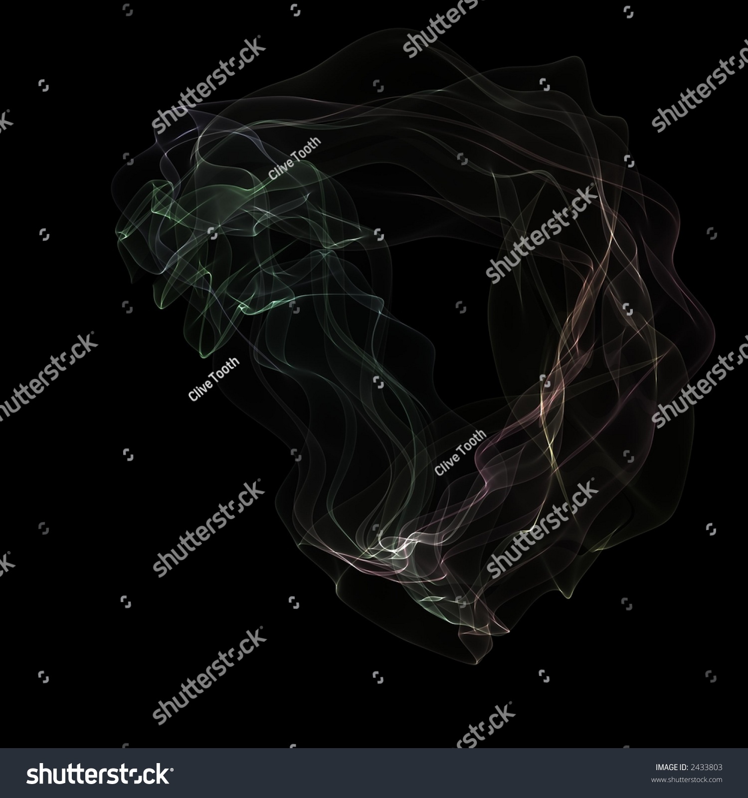 Beautiful Smoke Ring Stock Illustration 2433803 - Shutterstock