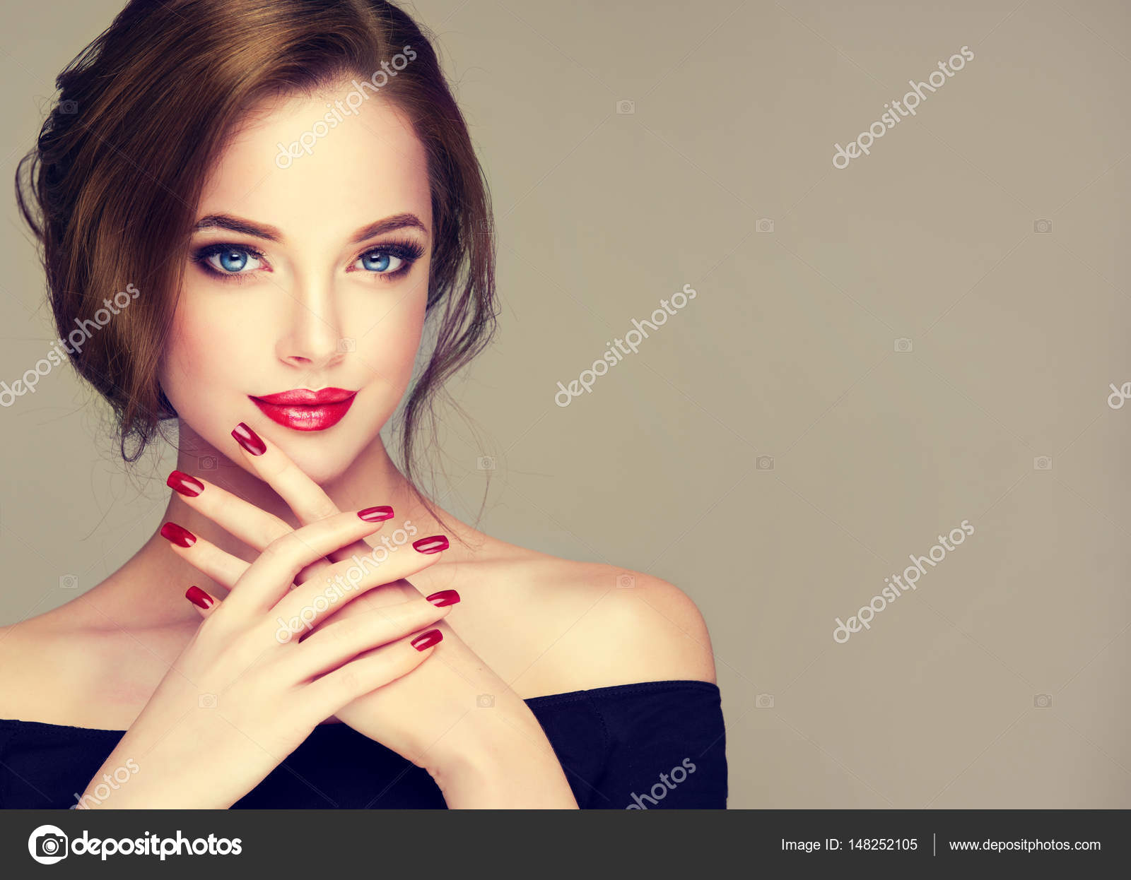 beautiful woman with fashion make-up — Stock Photo © Sofia_Zhuravets ...