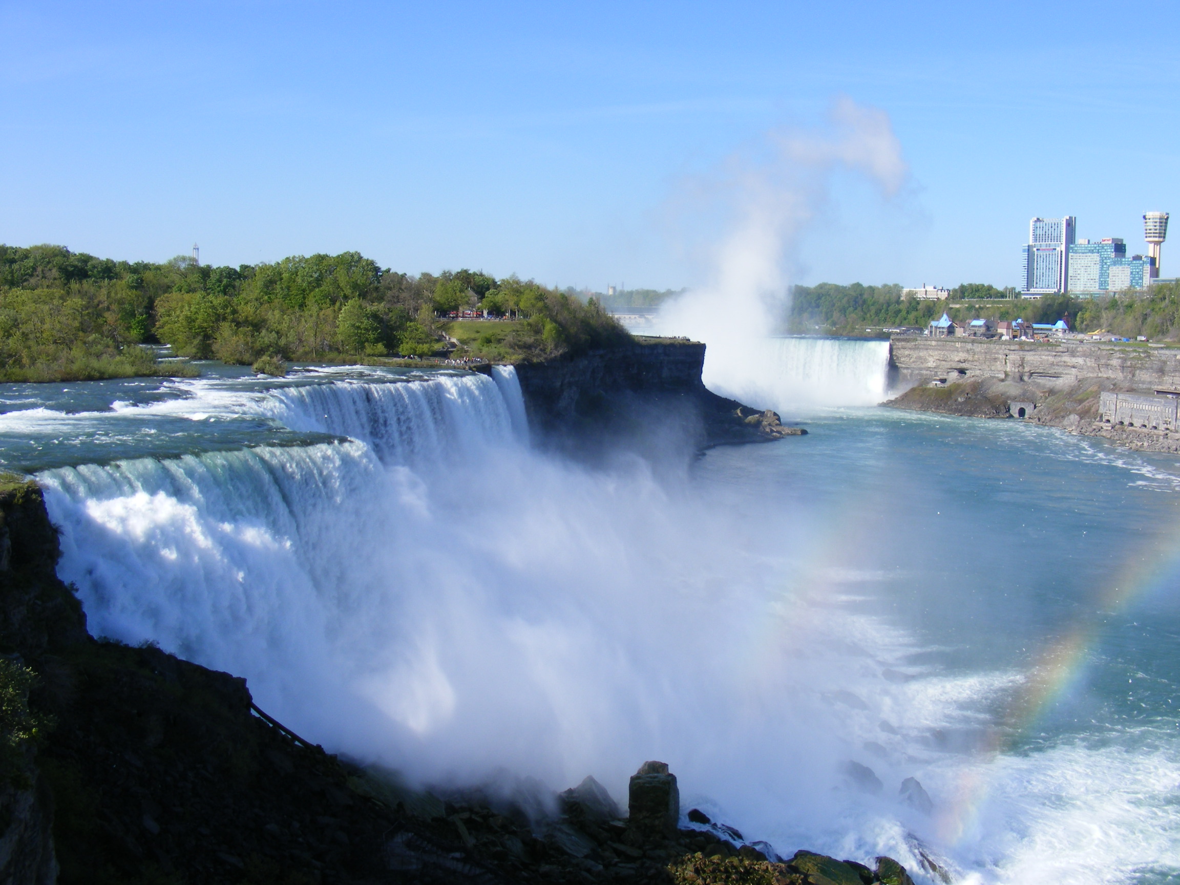 Beauty of Niagara Falls, Scenery, Pure, Purity, Rainbow, HQ Photo