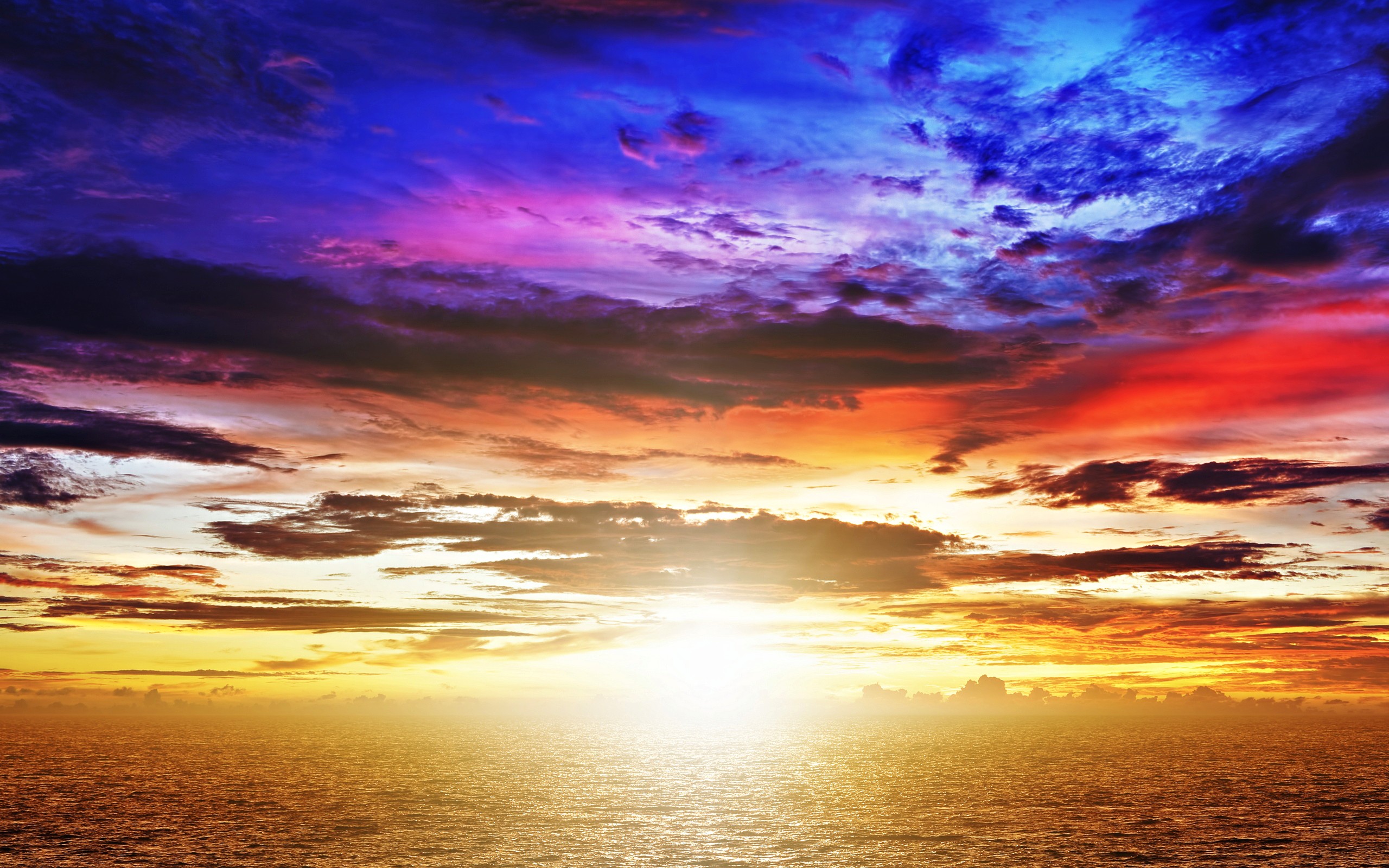 Sunsets: Sun Colors Rays Beautiful Beauty Ocean Colorful Splendor ...