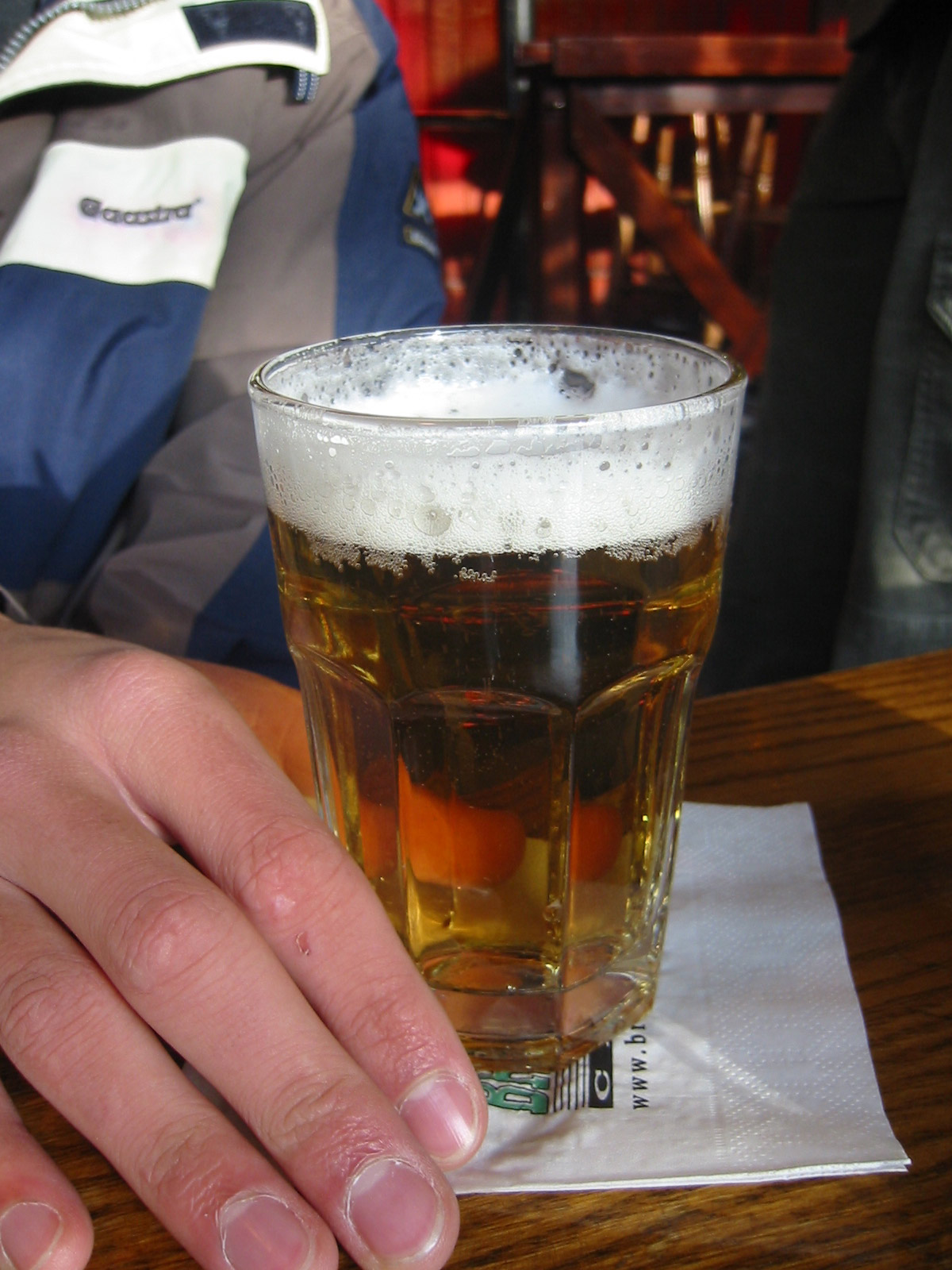 Beer glass photo