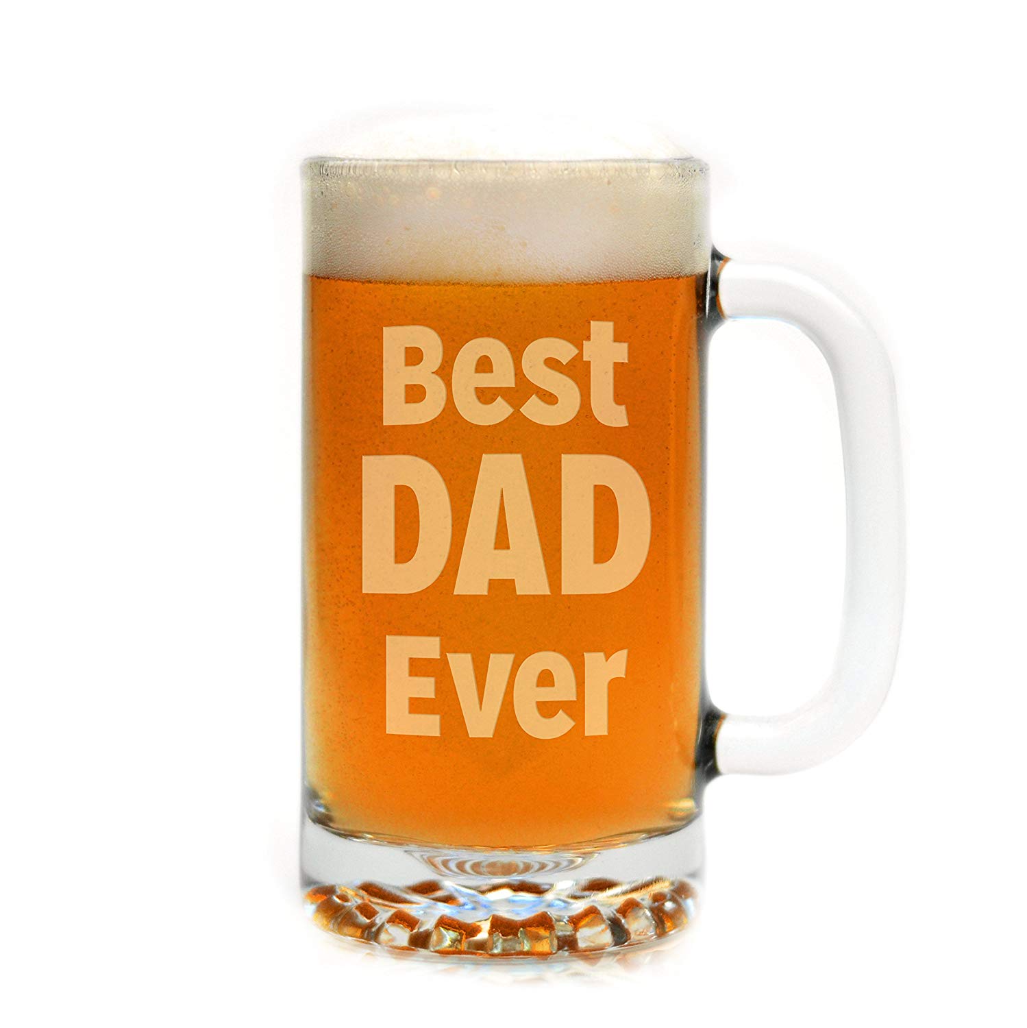Amazon.com | Engraved Best Dad Ever Beer Mug: Beer Mugs & Steins