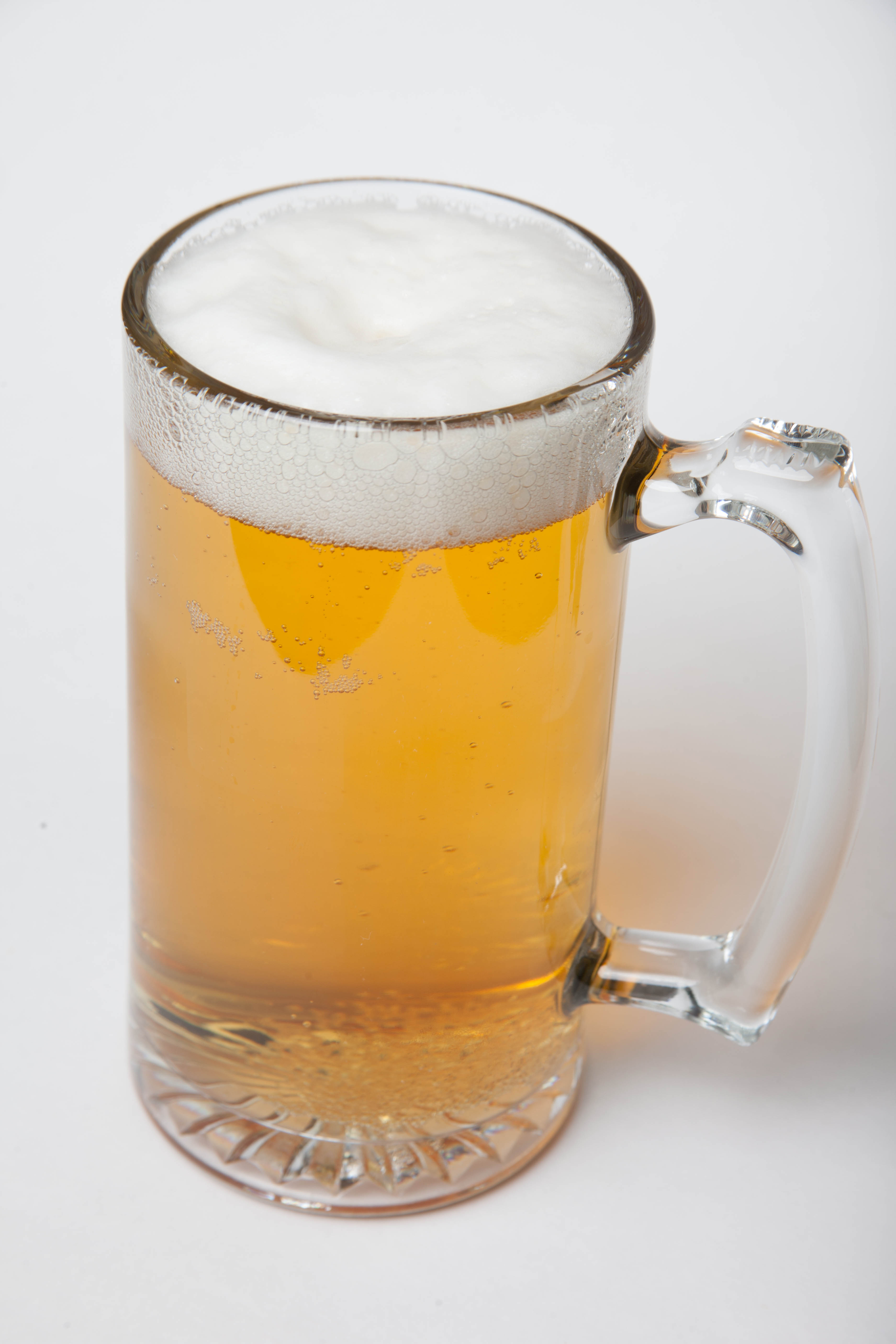 Beer mug isolated on white photo