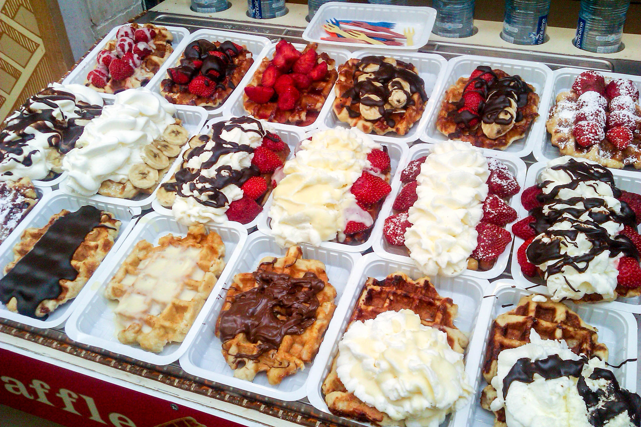 Where to Find Belgian Waffles- In Brussels - Bold Tourist