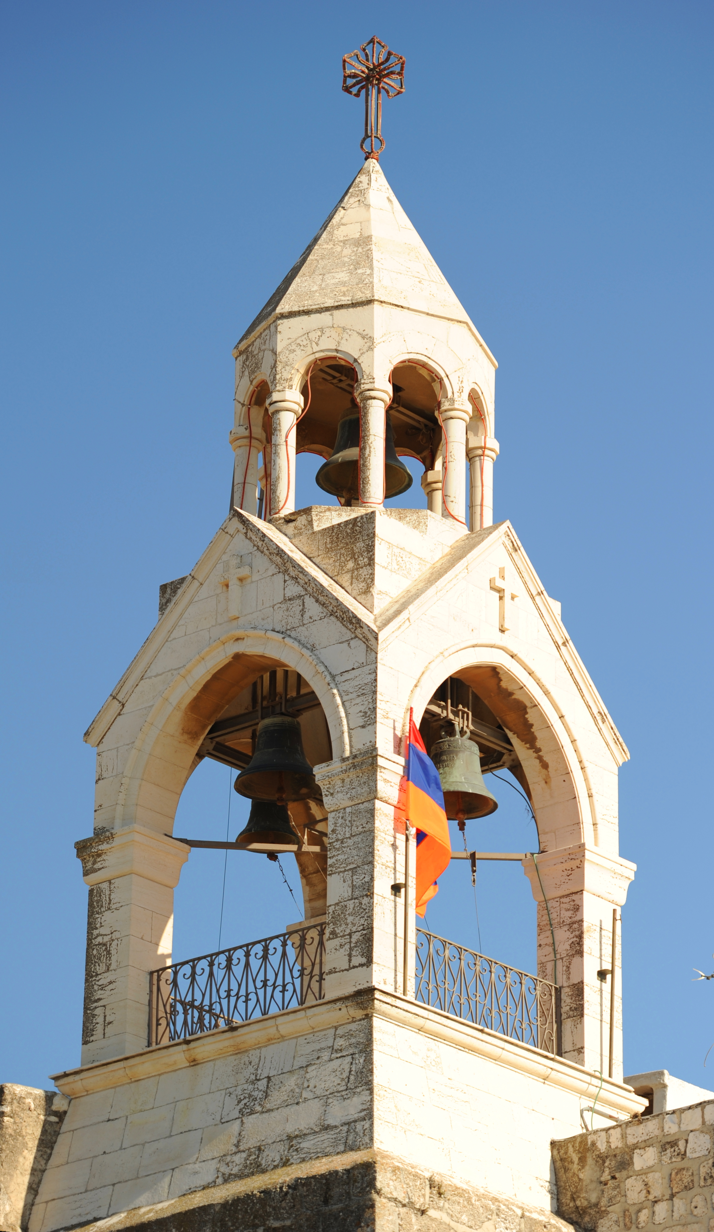 File:Bell tower, Church of the Nativity, Bethlehem 002 - Aug 2011 ...