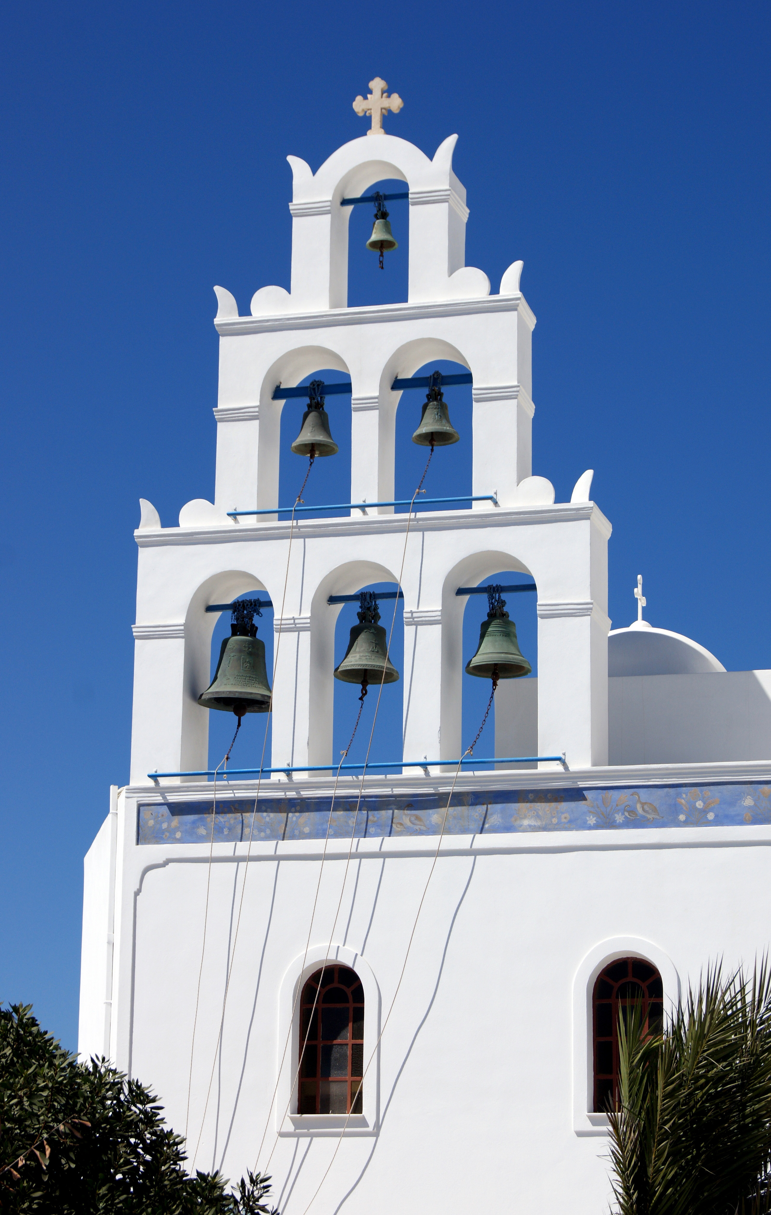 Santorini bell towers | Enthusiastical