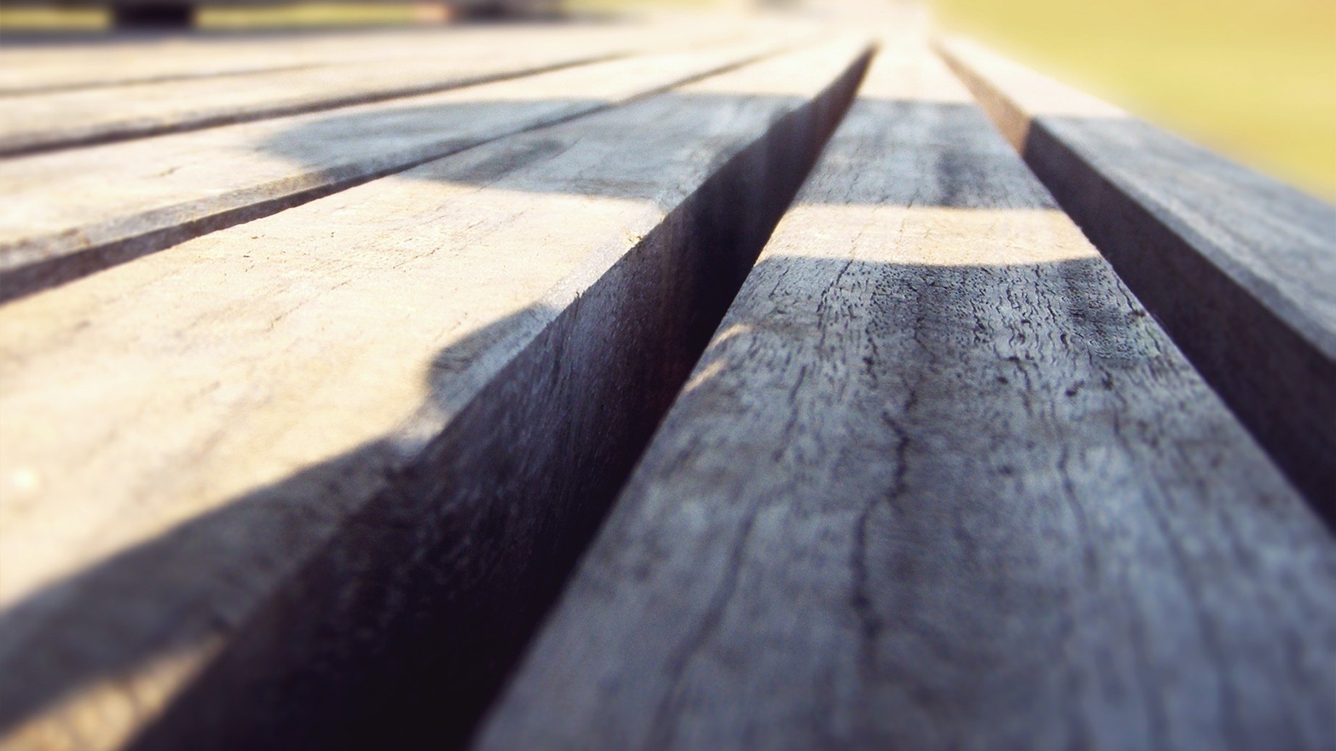 SimplyWallpapers.com: Bench close-up depth of field macro shadows ...