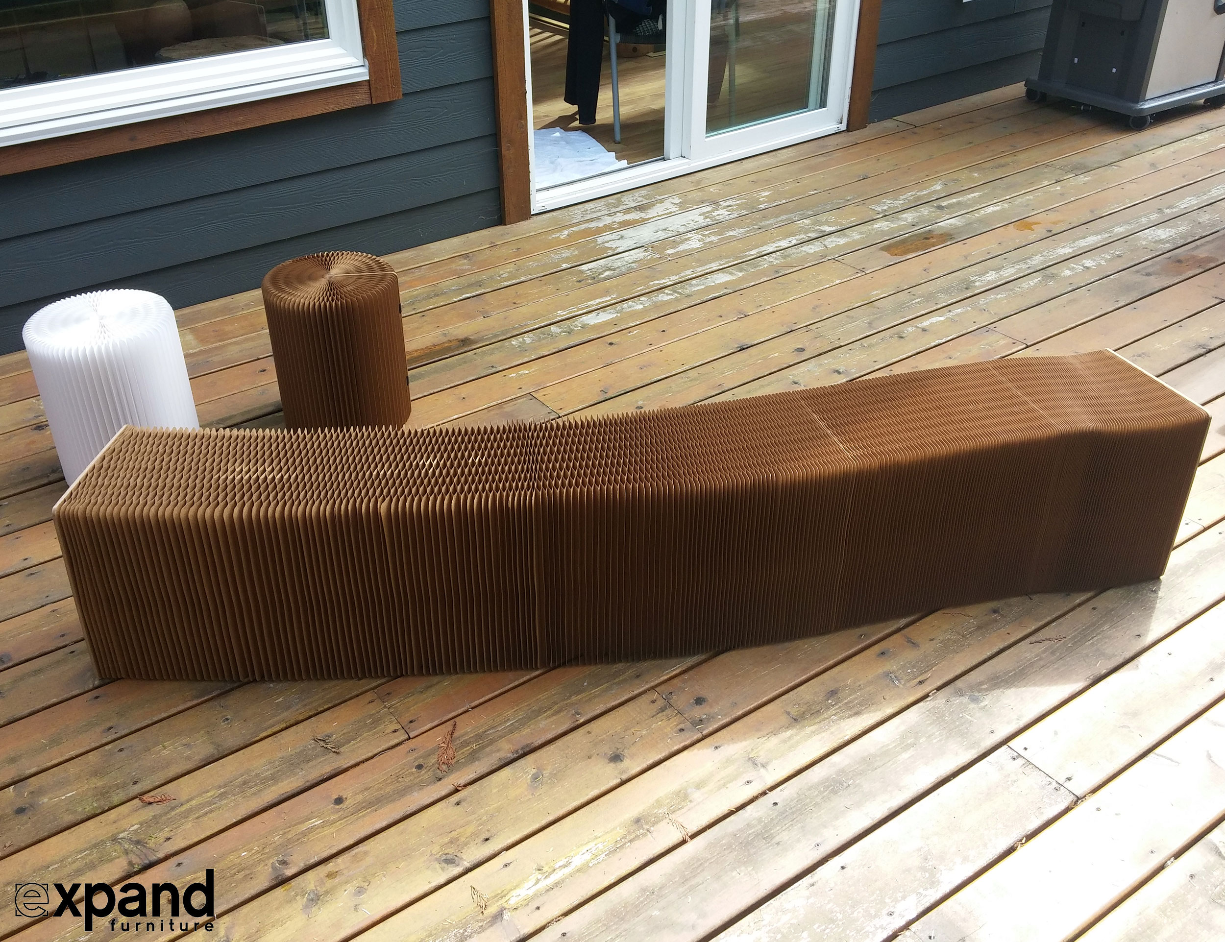 FlexYah Bench: Flexible Expanding Paper Seats 10 | Expand Furniture ...