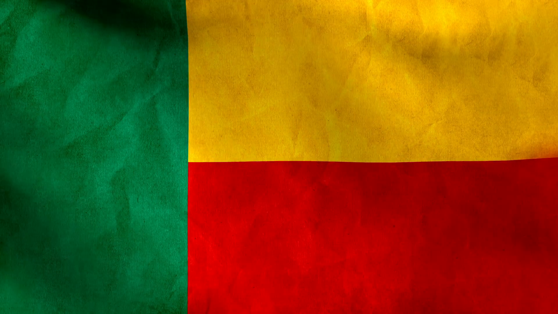 National flag of Benin grunge background Motion Background - VideoBlocks