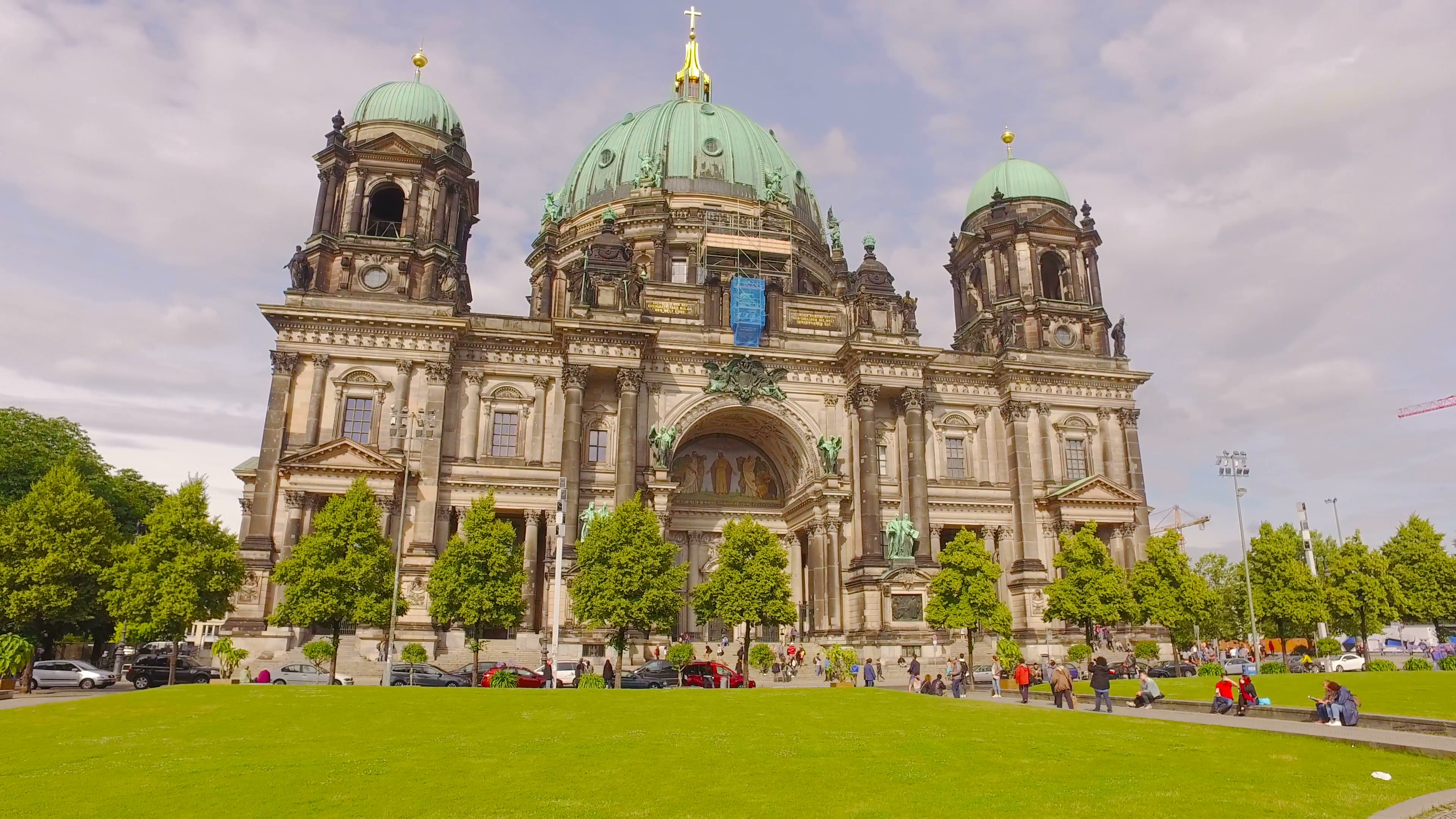 Germany, Berlin Cathedral view, stedicam, dolly. Stock Video Footage ...