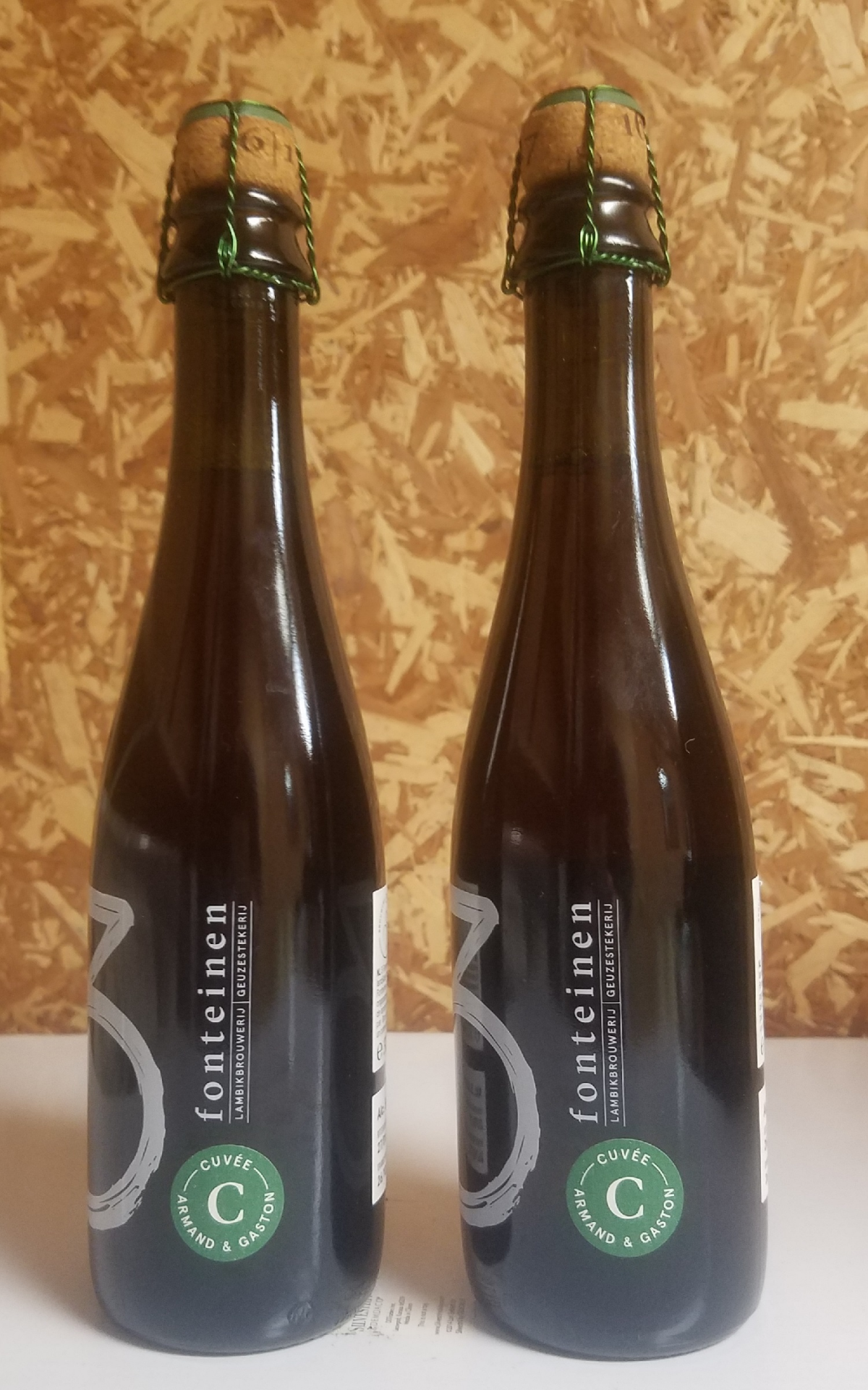 2 Bottle Lot: 3 Fonteinen Cuvée Armand & Gaston 16/17 375mls (Honey ...
