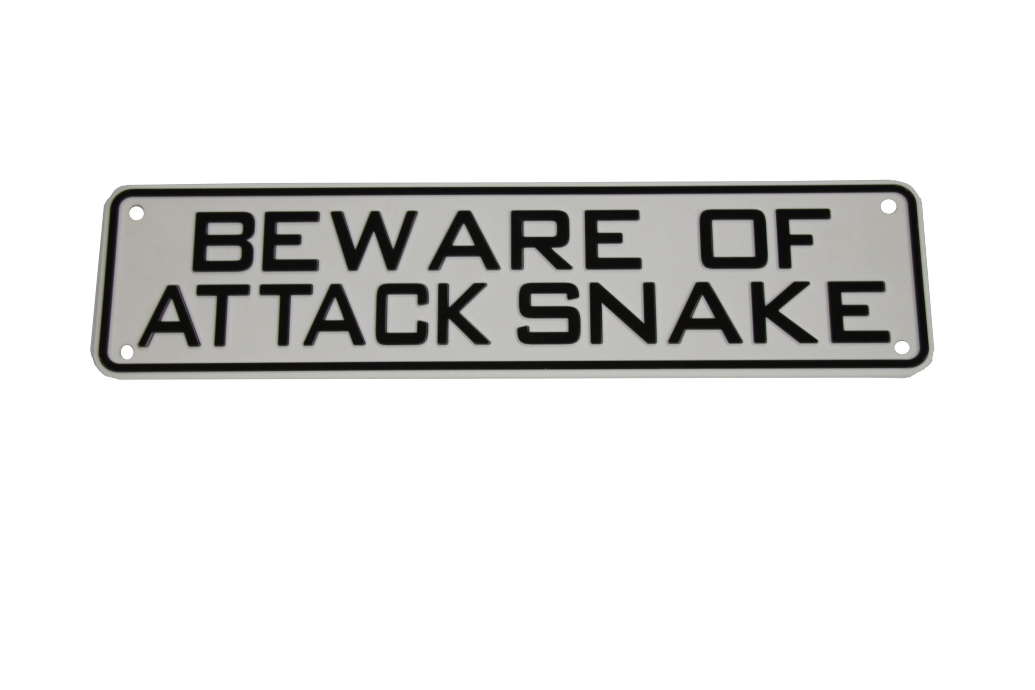 Beware of Attack Snake Sign | Groveland Gecko