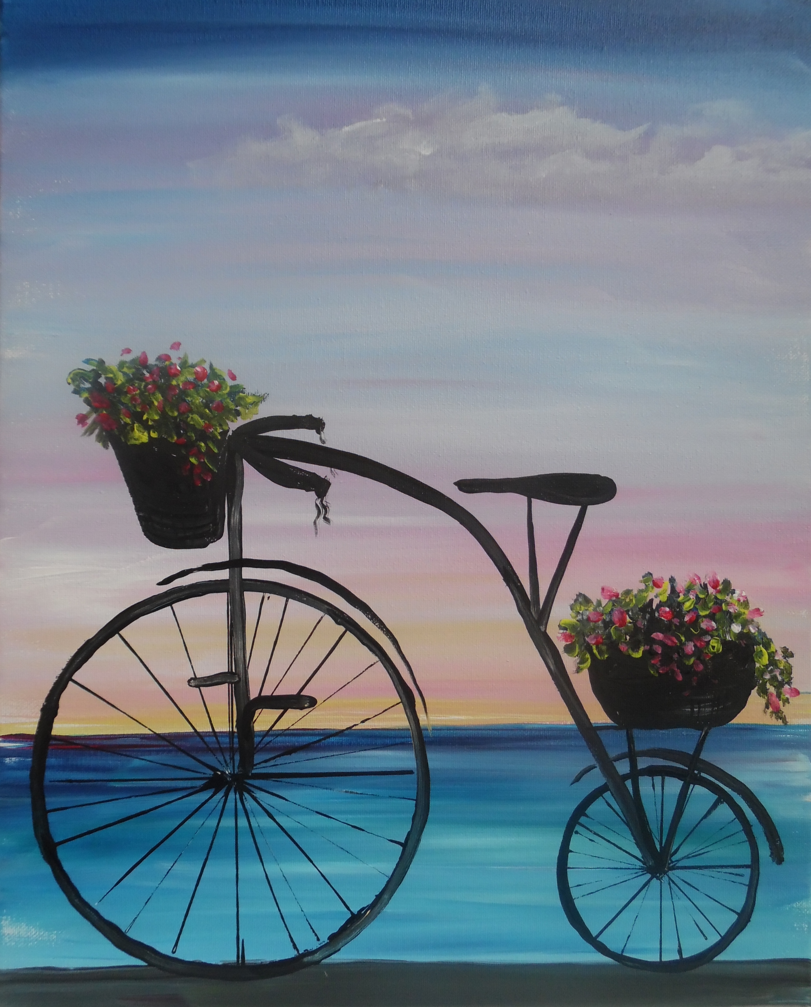 Hey! Check out Beach Bike at Northvale Classic Diner - Paint Nite ...