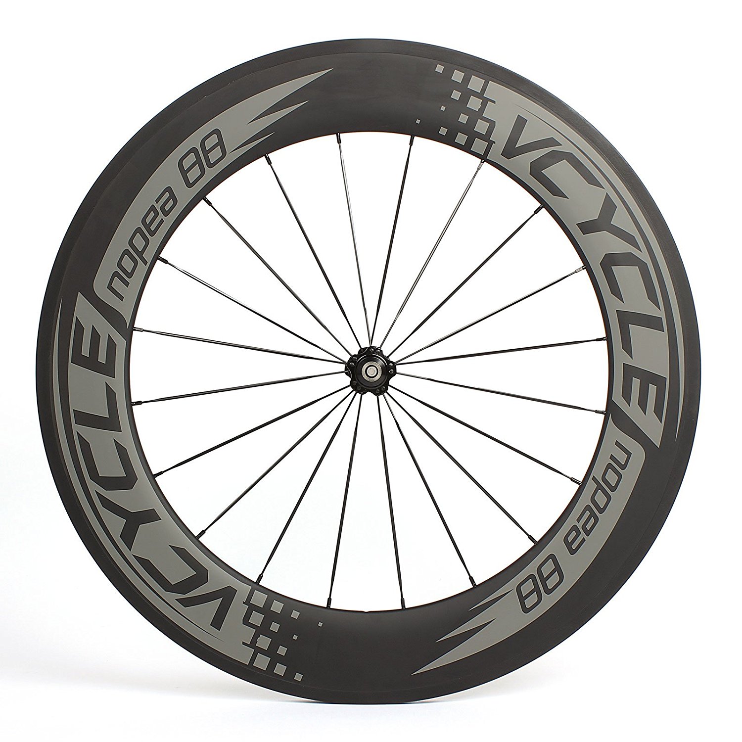 Amazon.com : [VCYCLE Nopea] 700C 88mm Road Bike Carbon Wheel Set ...