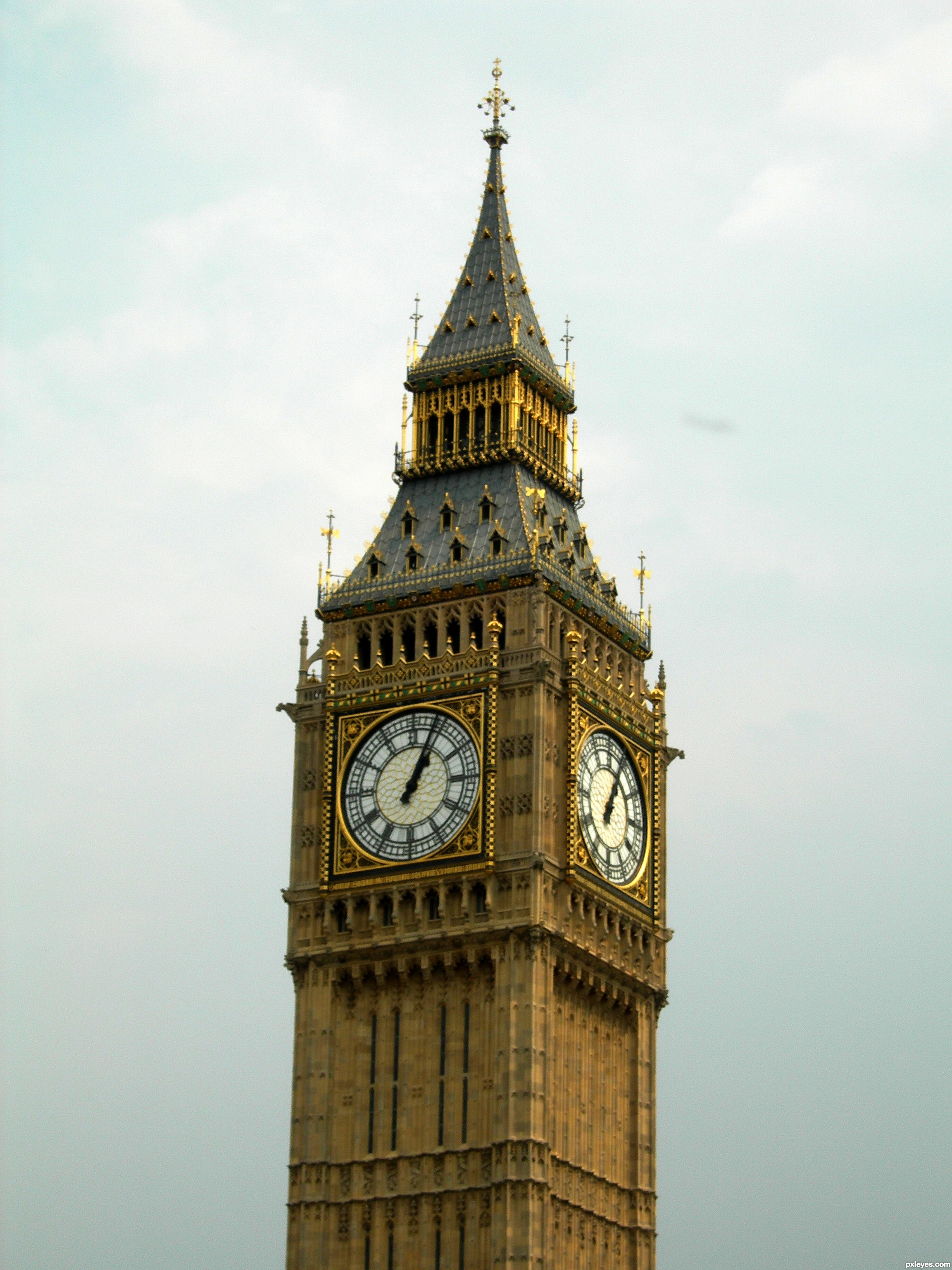 Big Ben picture, by rbrum for: clocks photography contest - Pxleyes.com