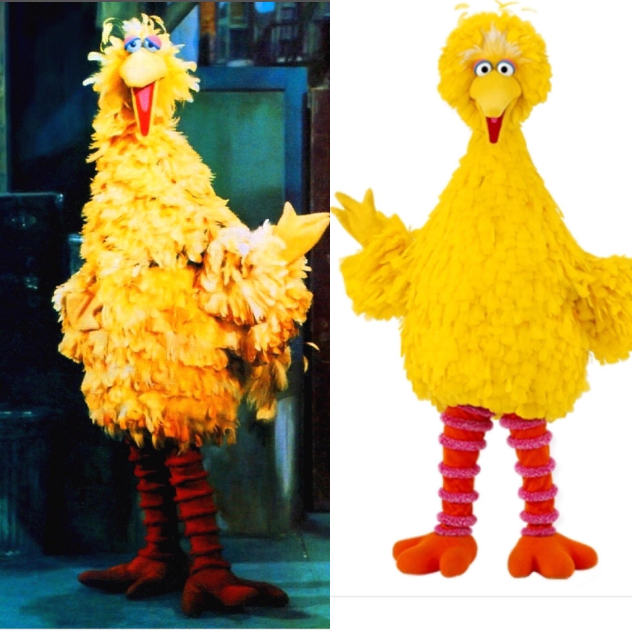 Big Bird then (1969) and now. : pics