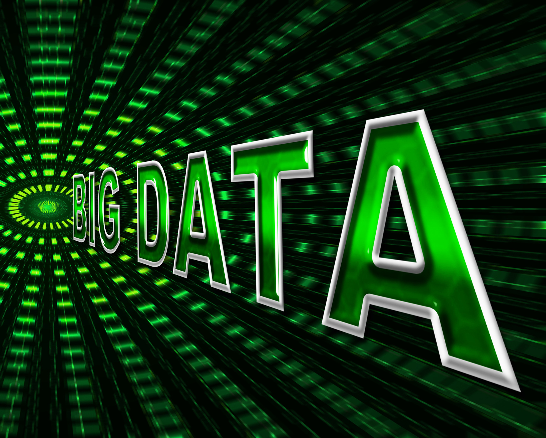 Big data shows info bytes and byte photo