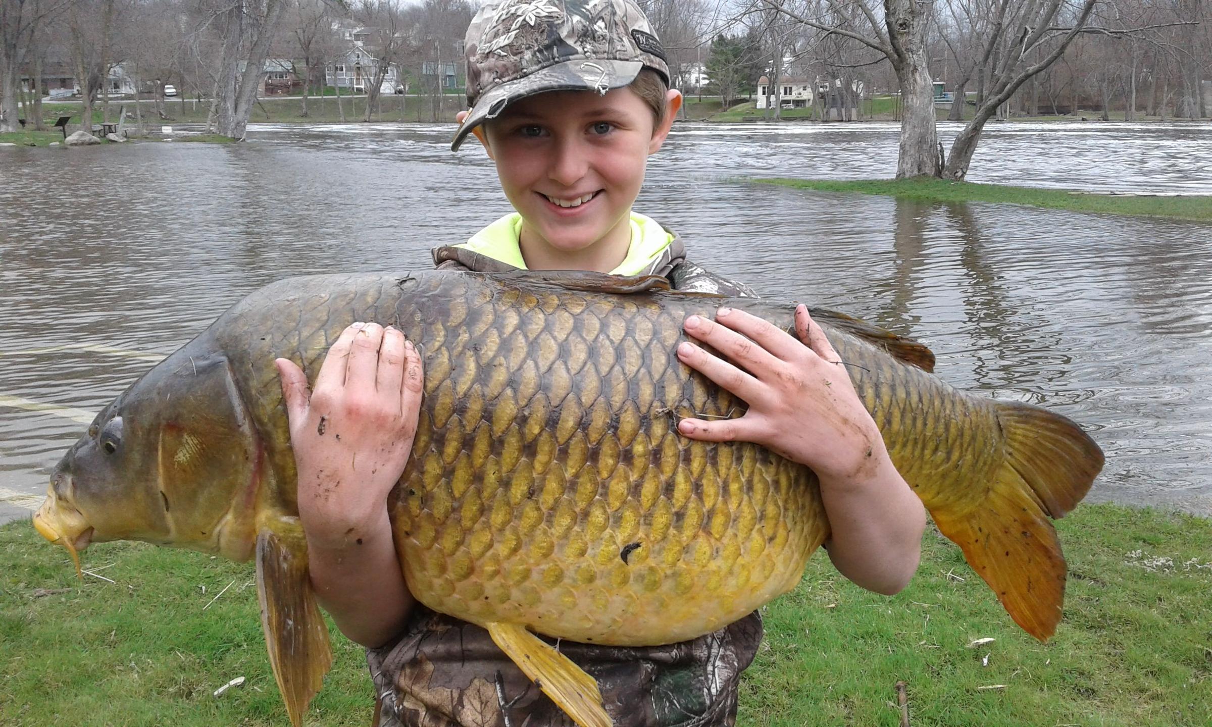 Little Kid, Big Fish: 11-Year Old Snags Record Carp | Vermont Public ...