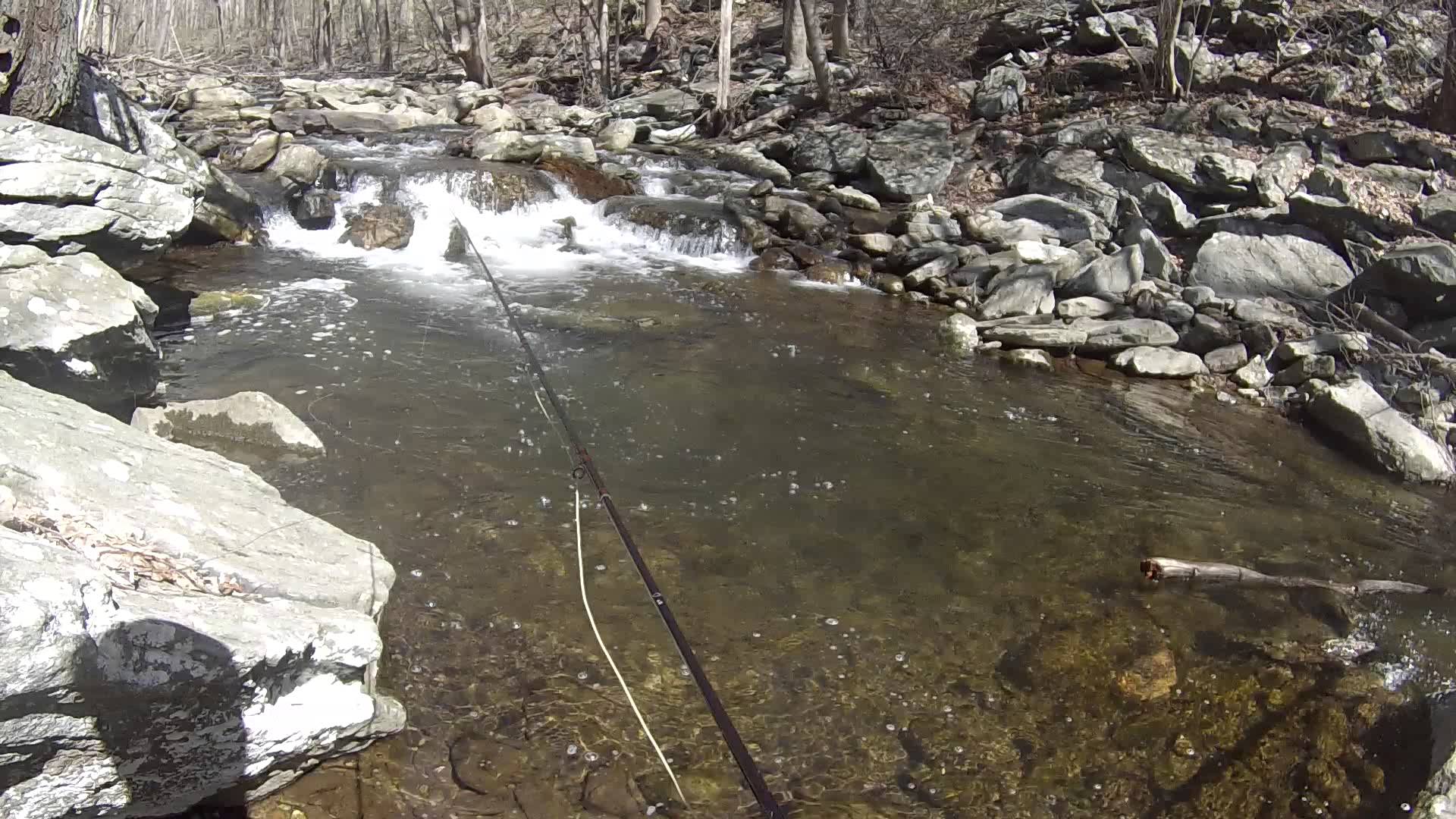 Fly Fishing Big Hunting Creek Brownie - YouTube