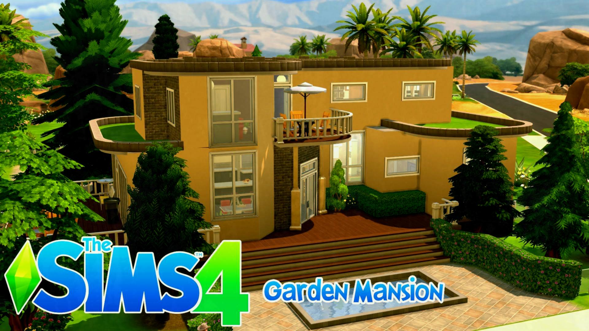 Romantic Small Garden Look Big Ideas Feature Luxury Sims House ...
