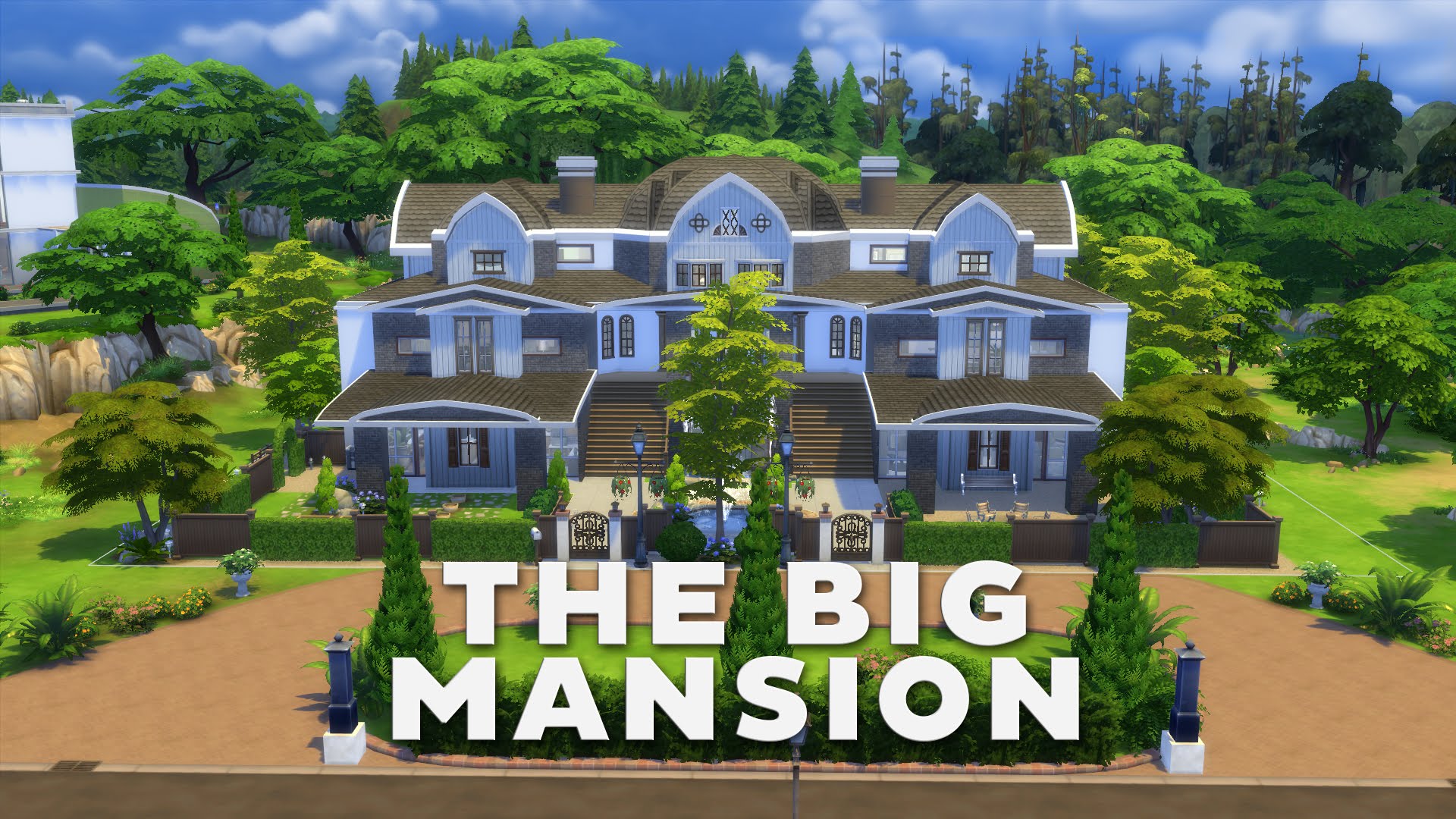 THE BIG MANSION - Die Sims 4 HAUSBAU // The Sims 4 housebuilding ...
