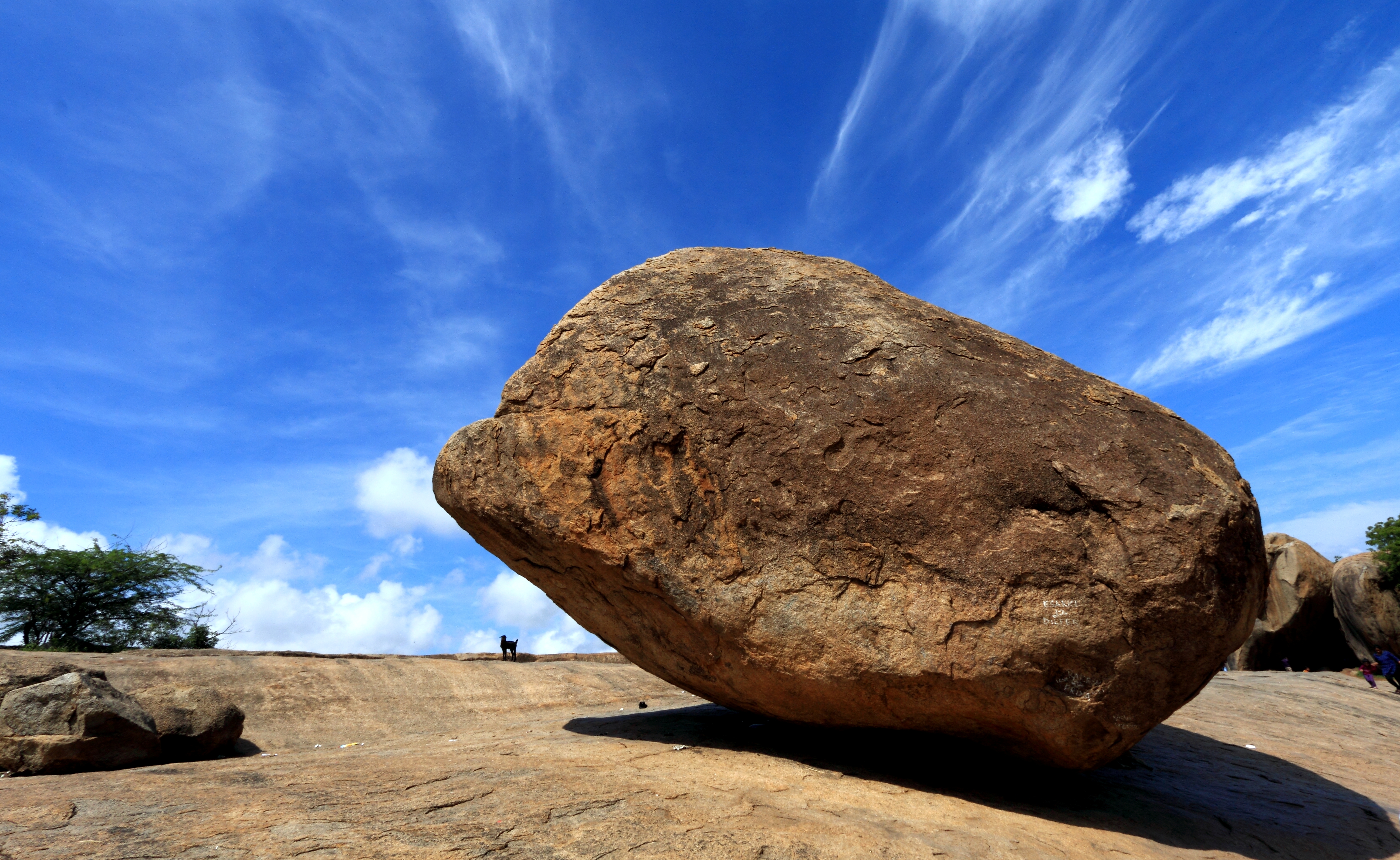 Large rock boulder photo