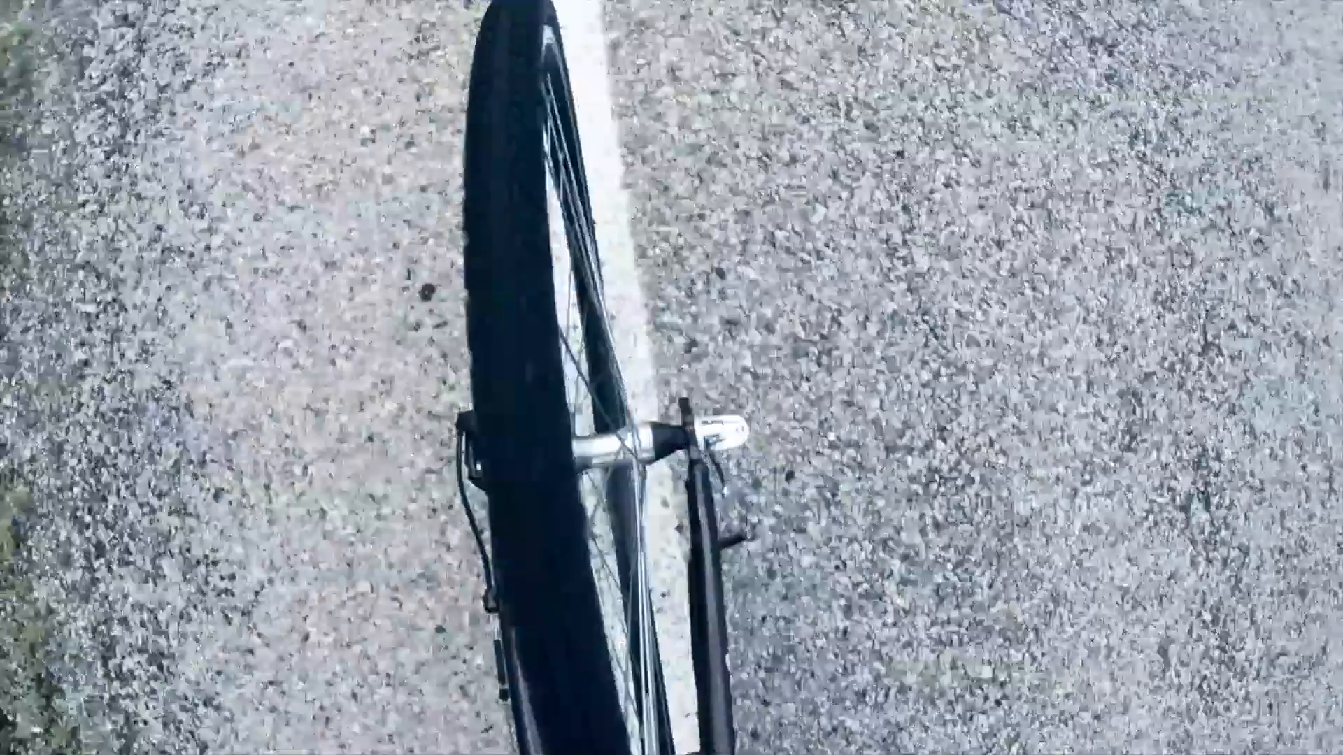 spinning bike tire closeup shot Stock Video Footage - Videoblocks