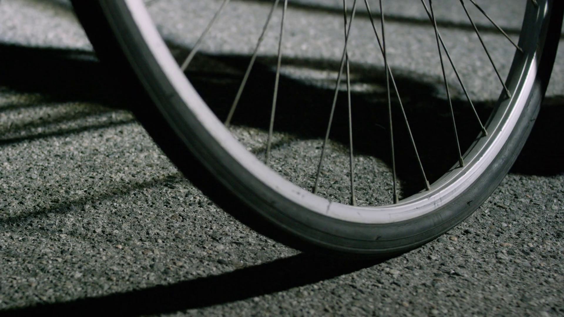 Closeup of bike tires skidding to stop 2 Stock Video Footage ...