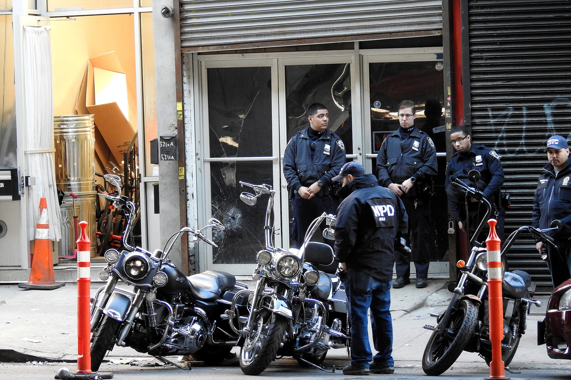 Alleged pistol-whipping outside biker club sparks standoff with cops