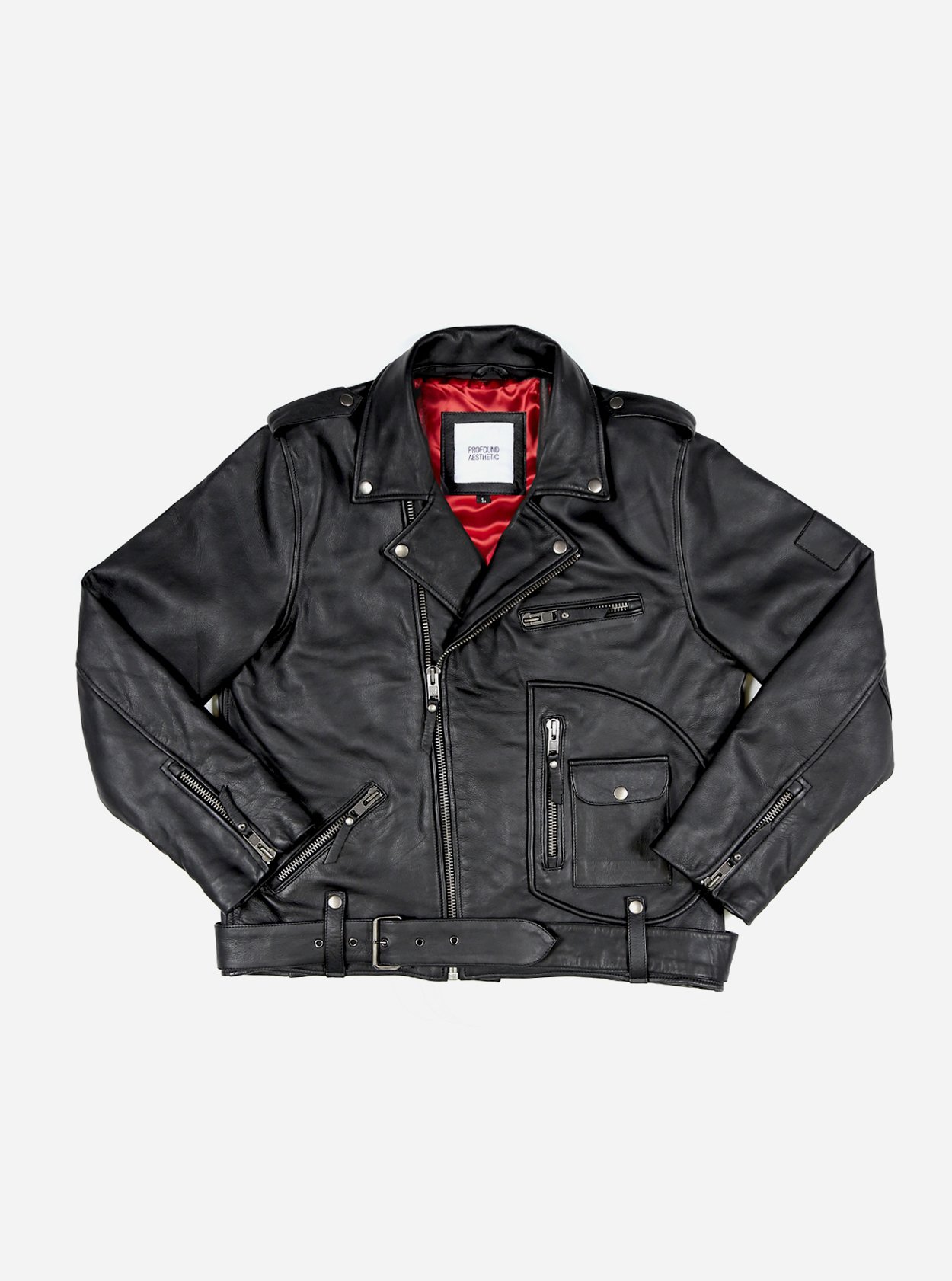 Leather Perfecto Biker Jacket in Black – Profound Aesthetic