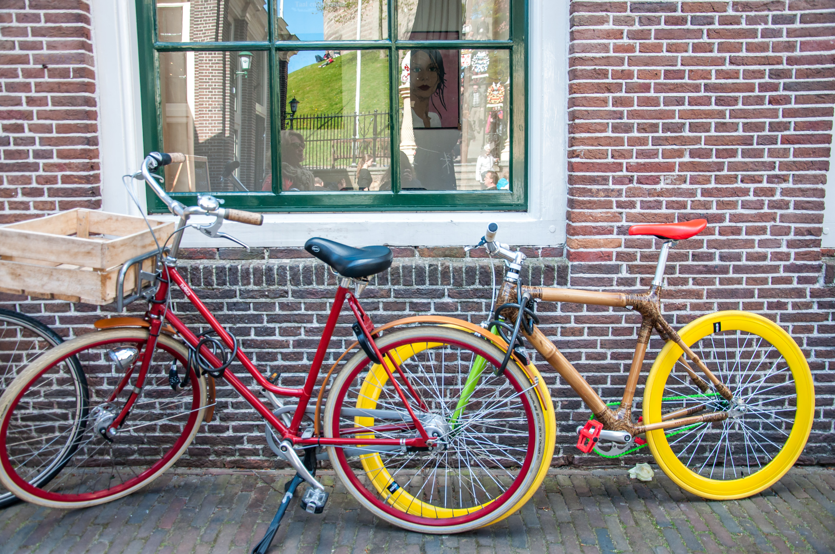 Bikes in holland photo