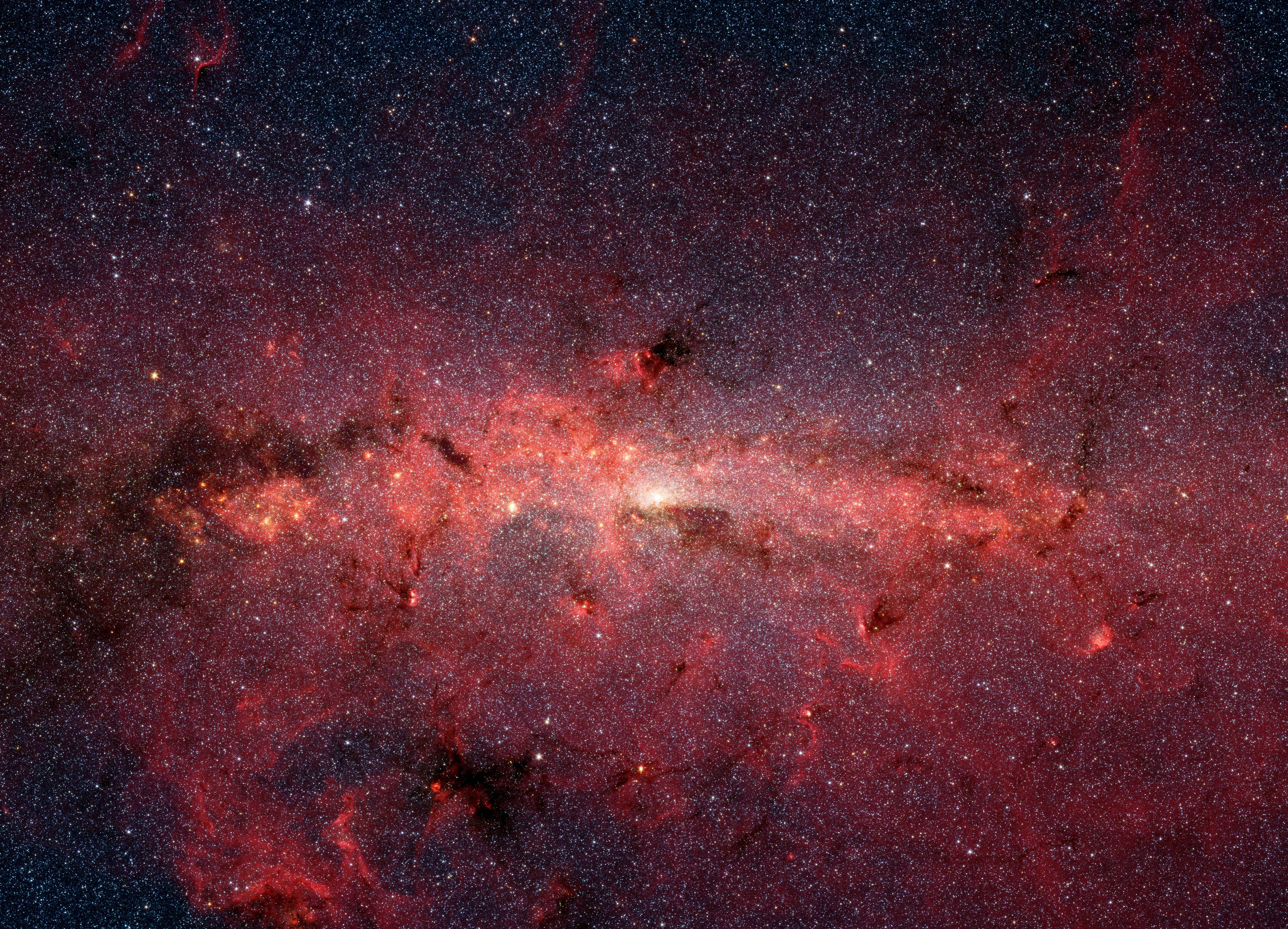 Billions and billions of stars at the center of our galaxy - Imgur