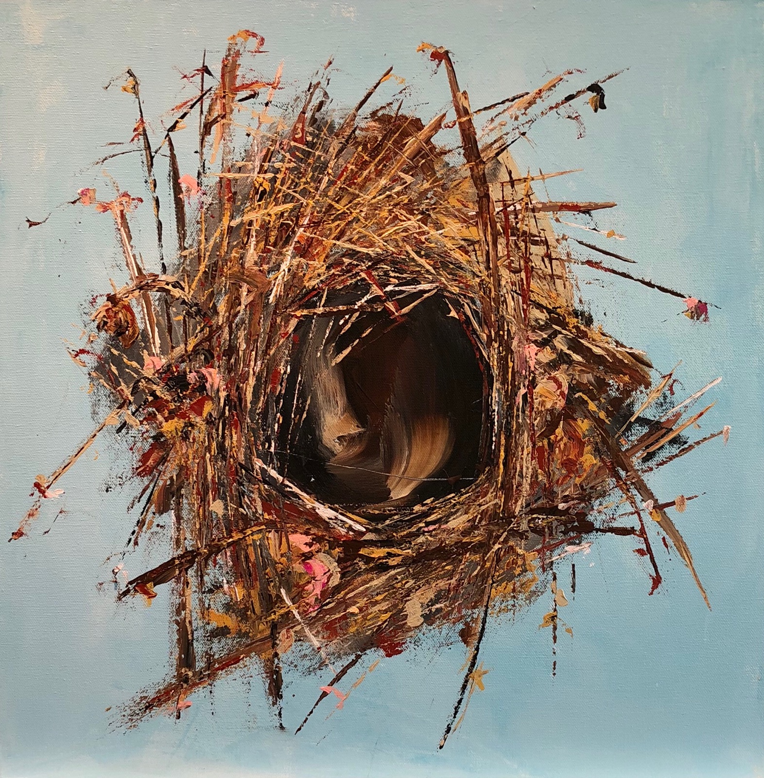 Palette Knife Painting: Bird's Nest - Academy Center of the Arts