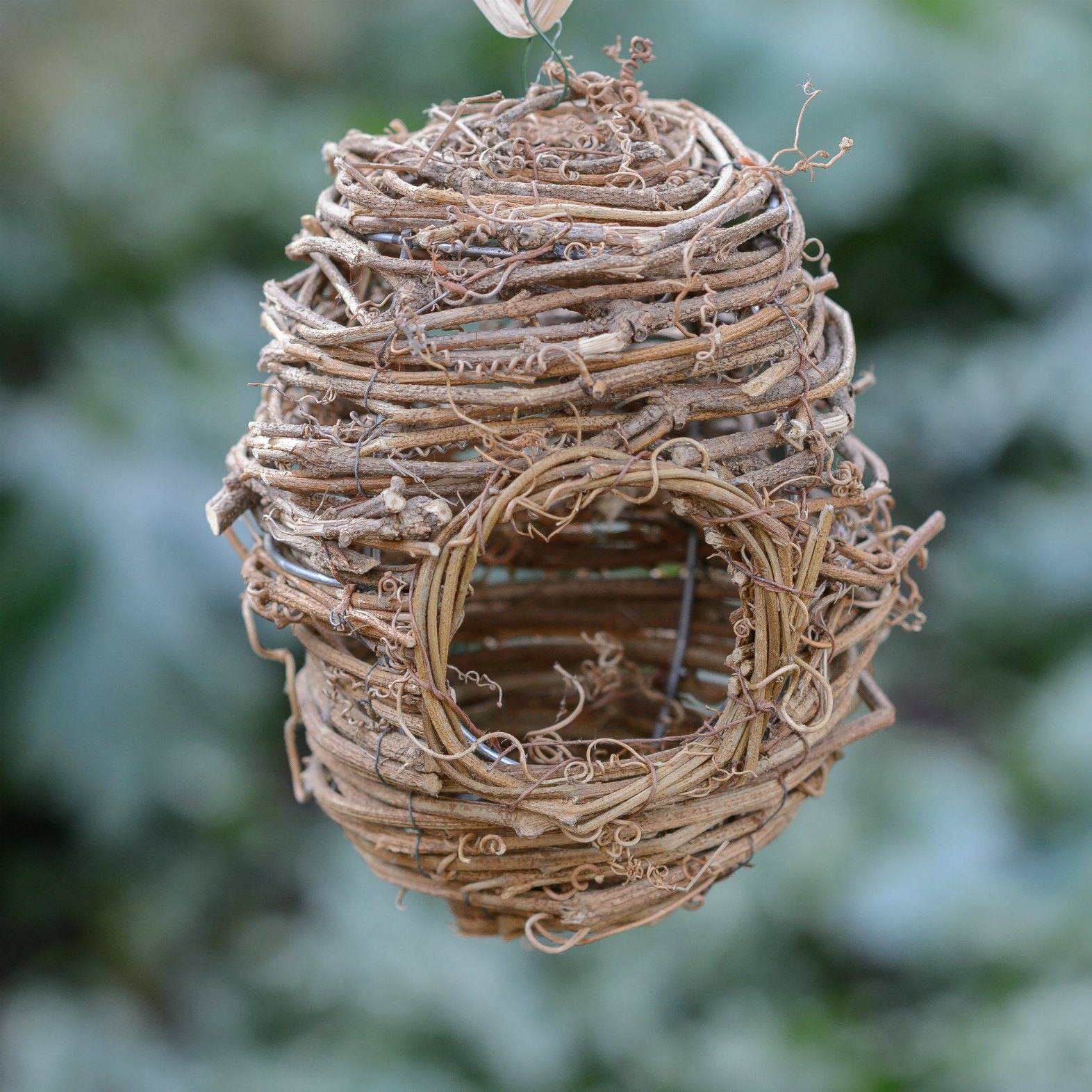 Garden ~ Natural Vine Bird Nesting Pouch | Flower Studio Shop