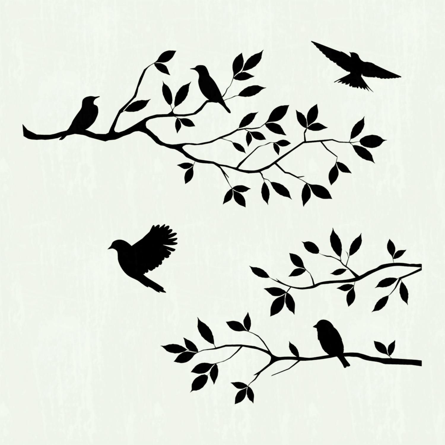simple wall paintings birds Archives - Home Painting Ideas Interior ...