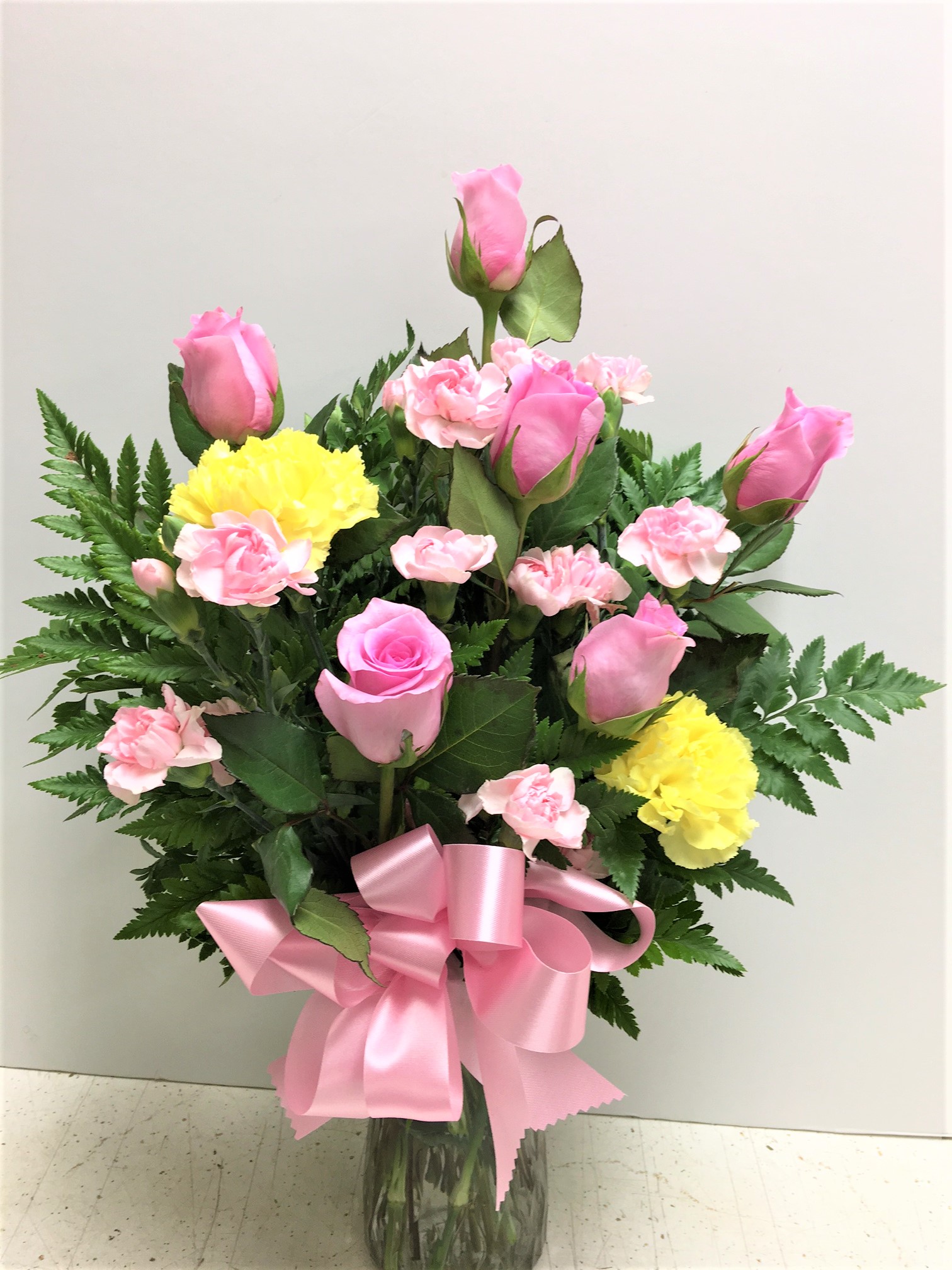 Brighten the Pink | $75-$99.99, Baby: Flowers, Birthday: Bouquets ...