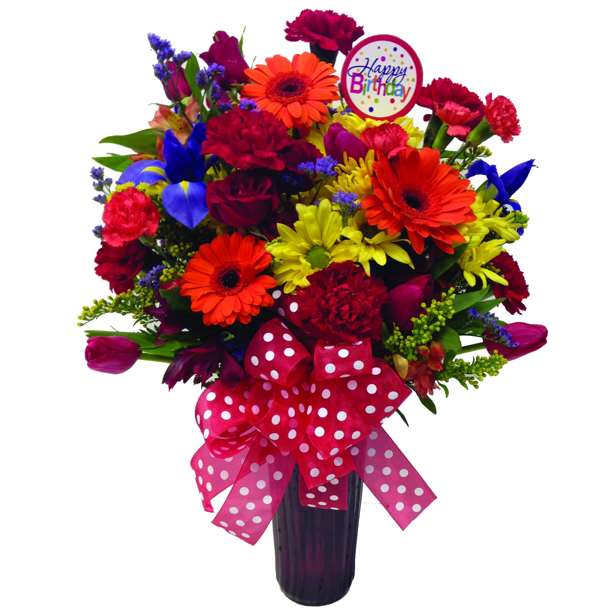 Bold Birthday Bouquet by Lipinoga Florist