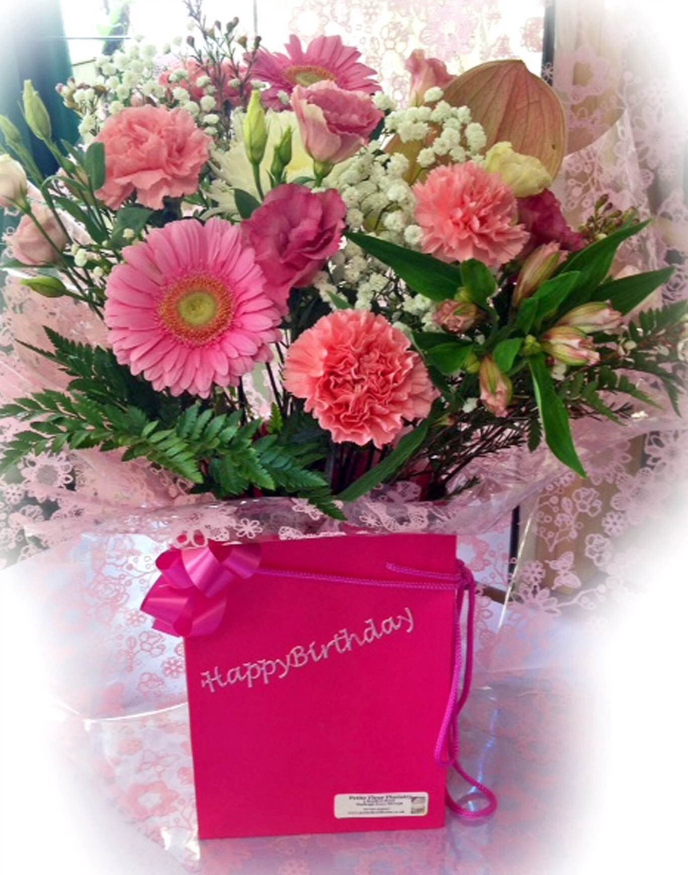 The Pink Birthday Bouquet – Petite Fleur Floristry