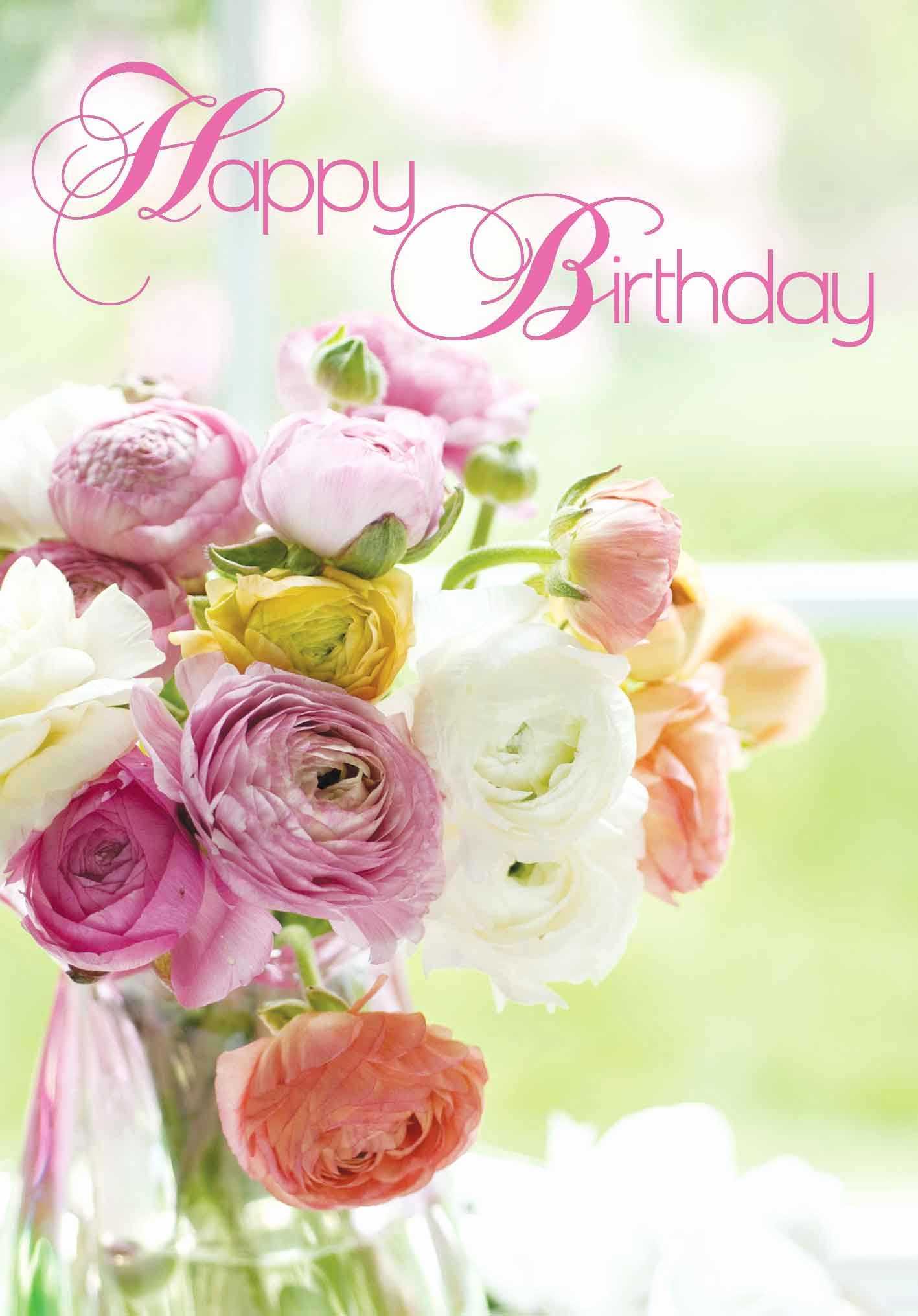 11 Fresh Happy Birthday Bouquet Images Pics FREE TEMPLATE DESIGN. 
