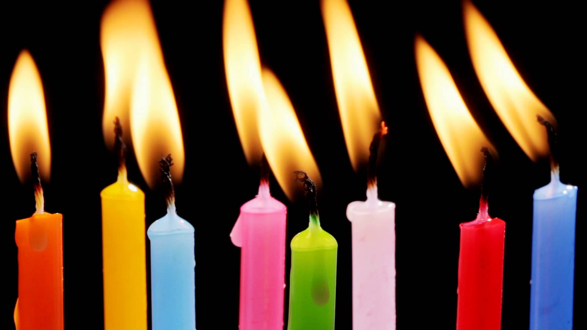 birthday candles 5 sec - YouTube