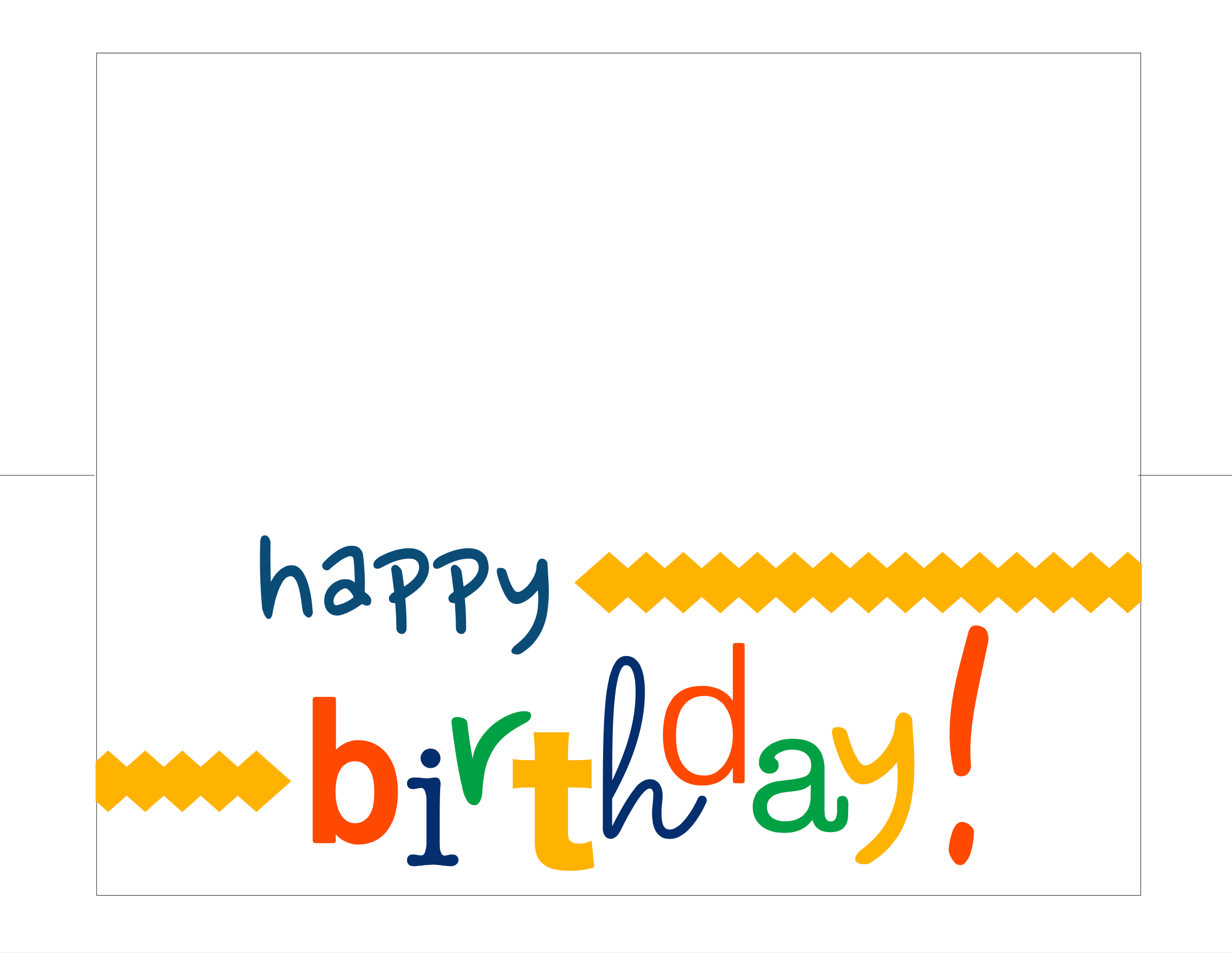 Happy Birthday Card Free Printable - How Do The Jones Do It?