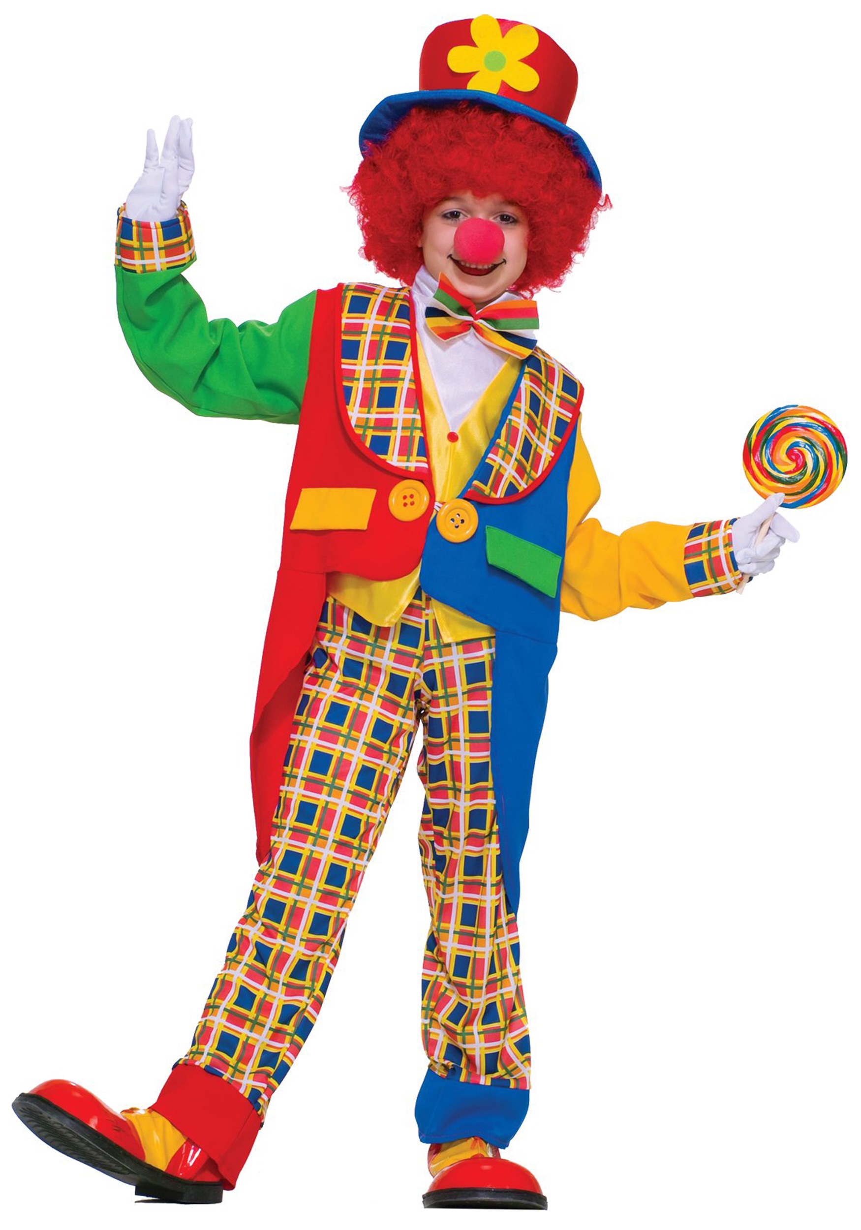 Kids Birthday Clown Costume - Boys Halloween Clown Costumes