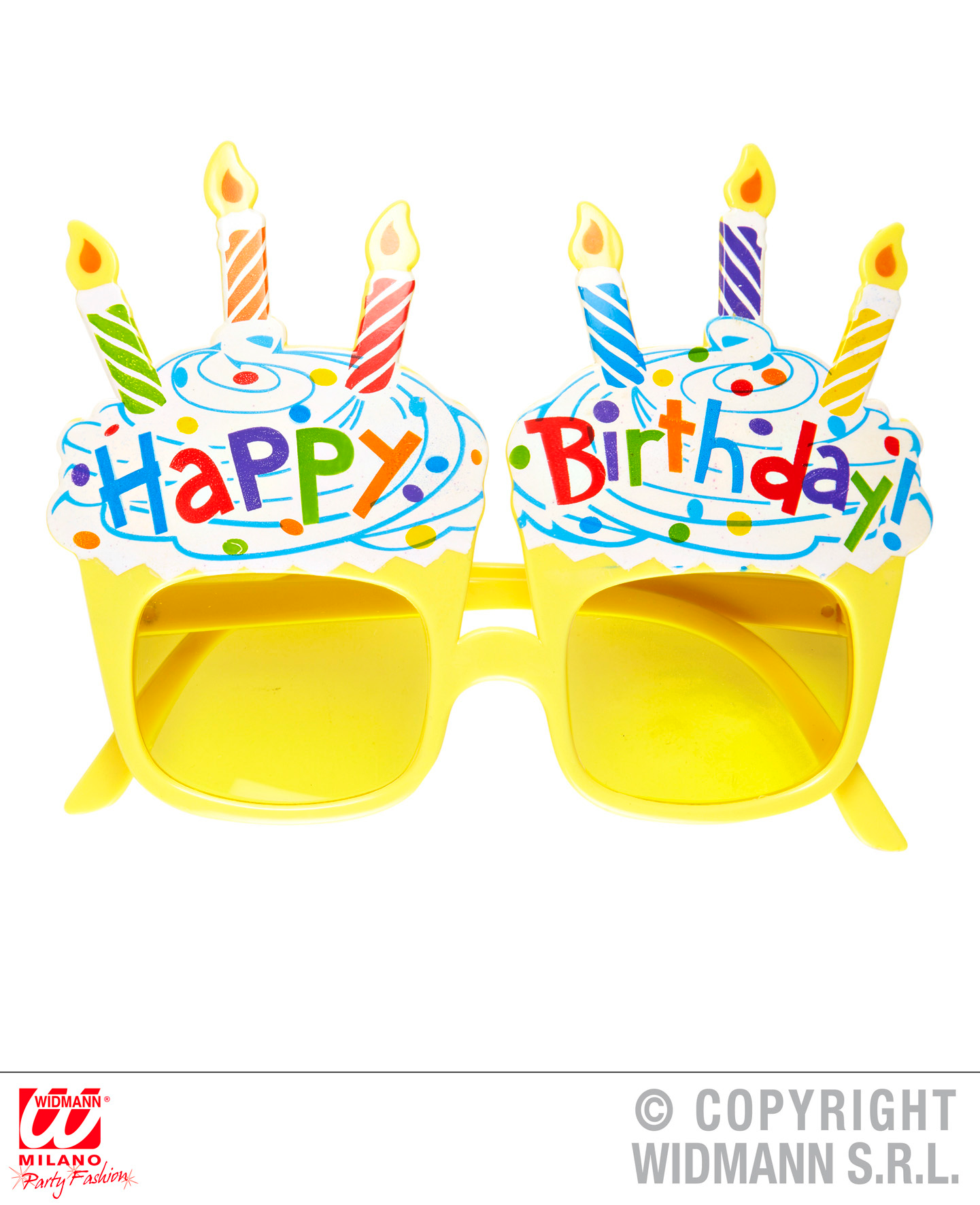 Novelty Happy Birthday Glasses - Party Size Dress Widmann0346n ...