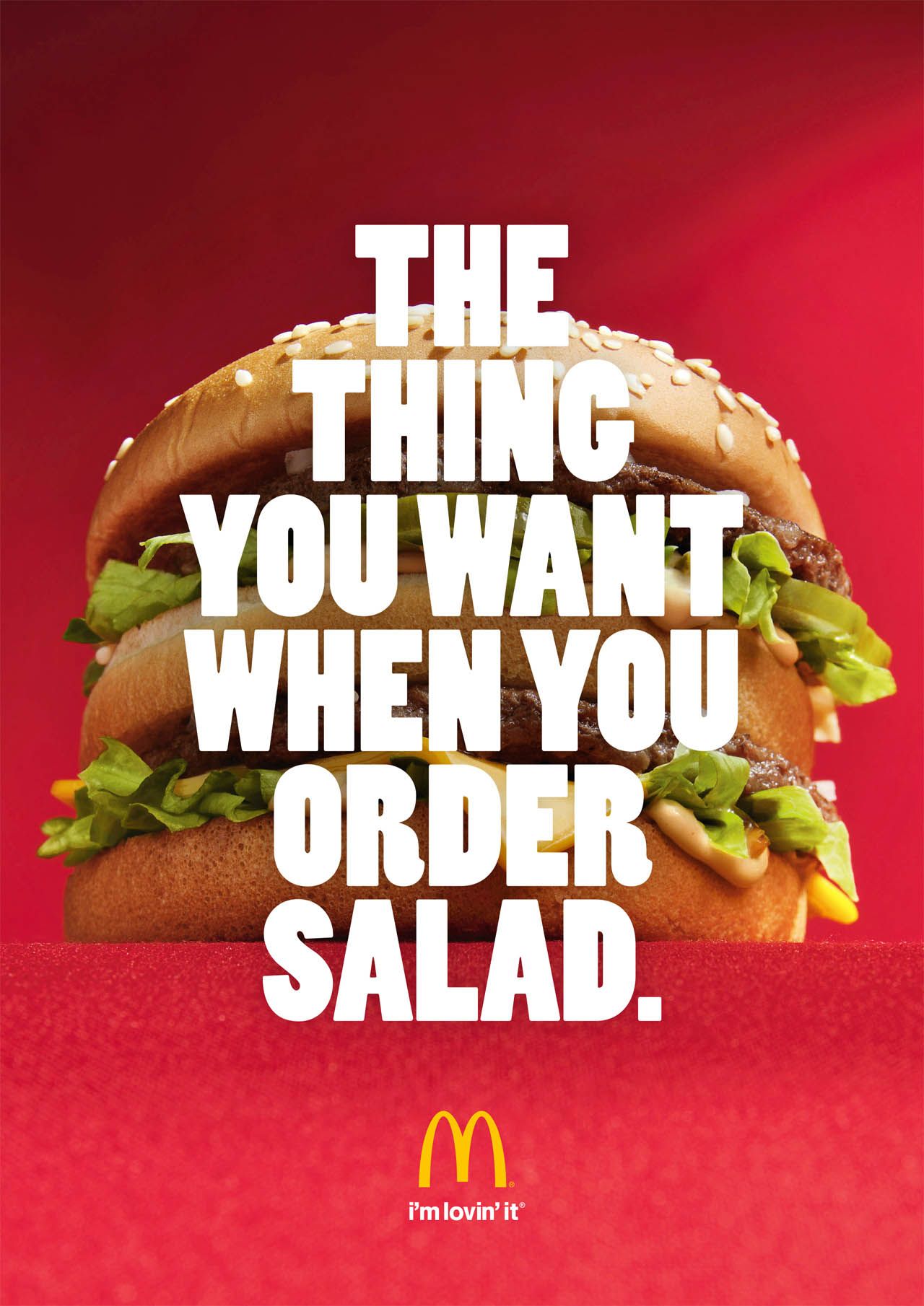 McDonalds The thing you want when you order salad. | International ...